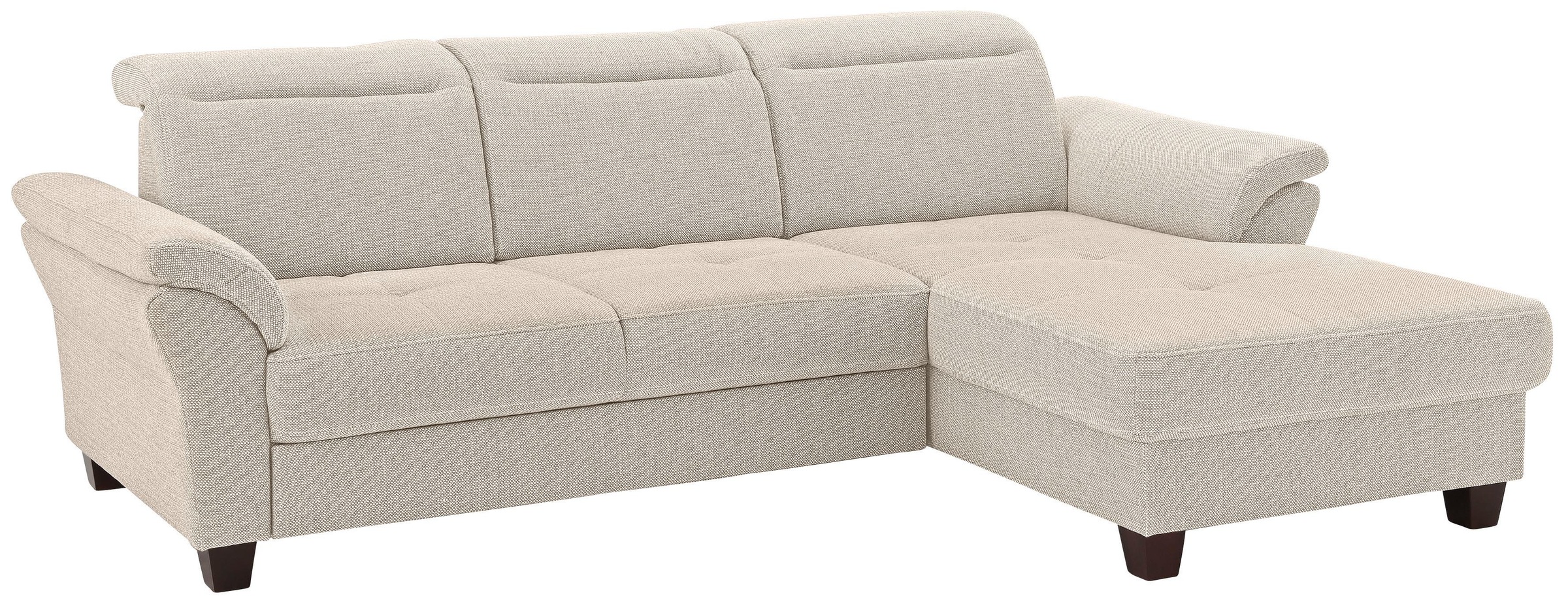Home affaire Ecksofa »Solvei L-Form« mit Recamierenabschluß und Sitztiefenv günstig online kaufen