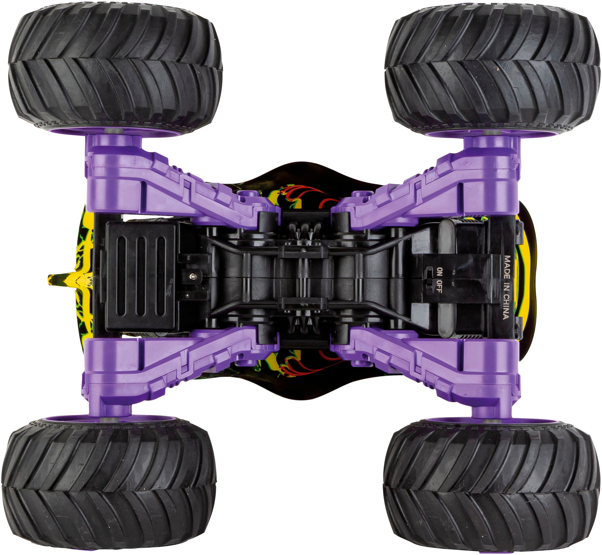 Carrera® RC-Monstertruck »Carrera® RC, Mega Wheel Dino, 2,4 GHz«, mit LED-Kabel