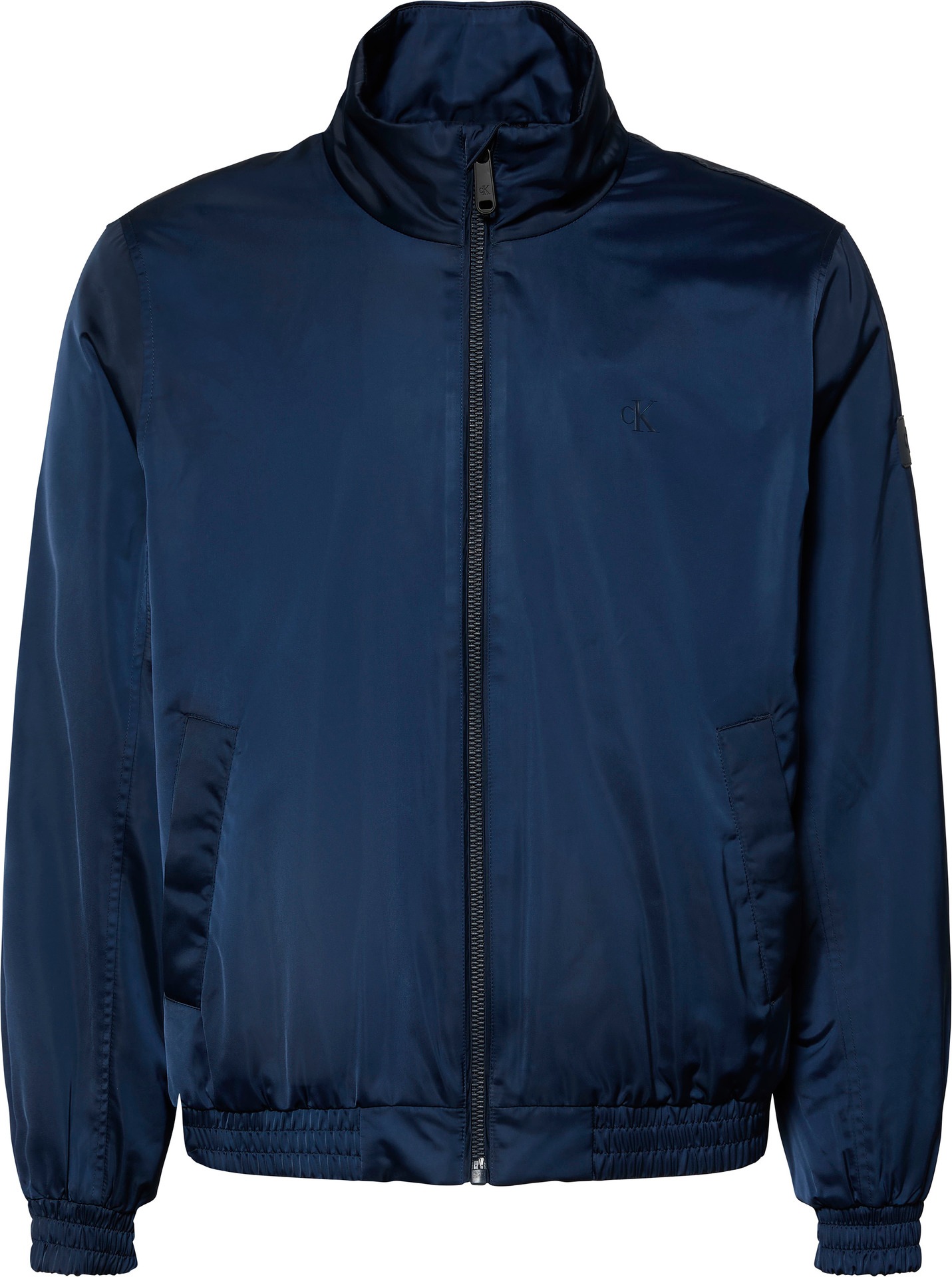 Calvin Klein Jeans Bomberjacke »LS PADDED HARRINGTON JACKET«, ohne Kapuze, Mit Rundhalsausschnitt mit Stehkragen