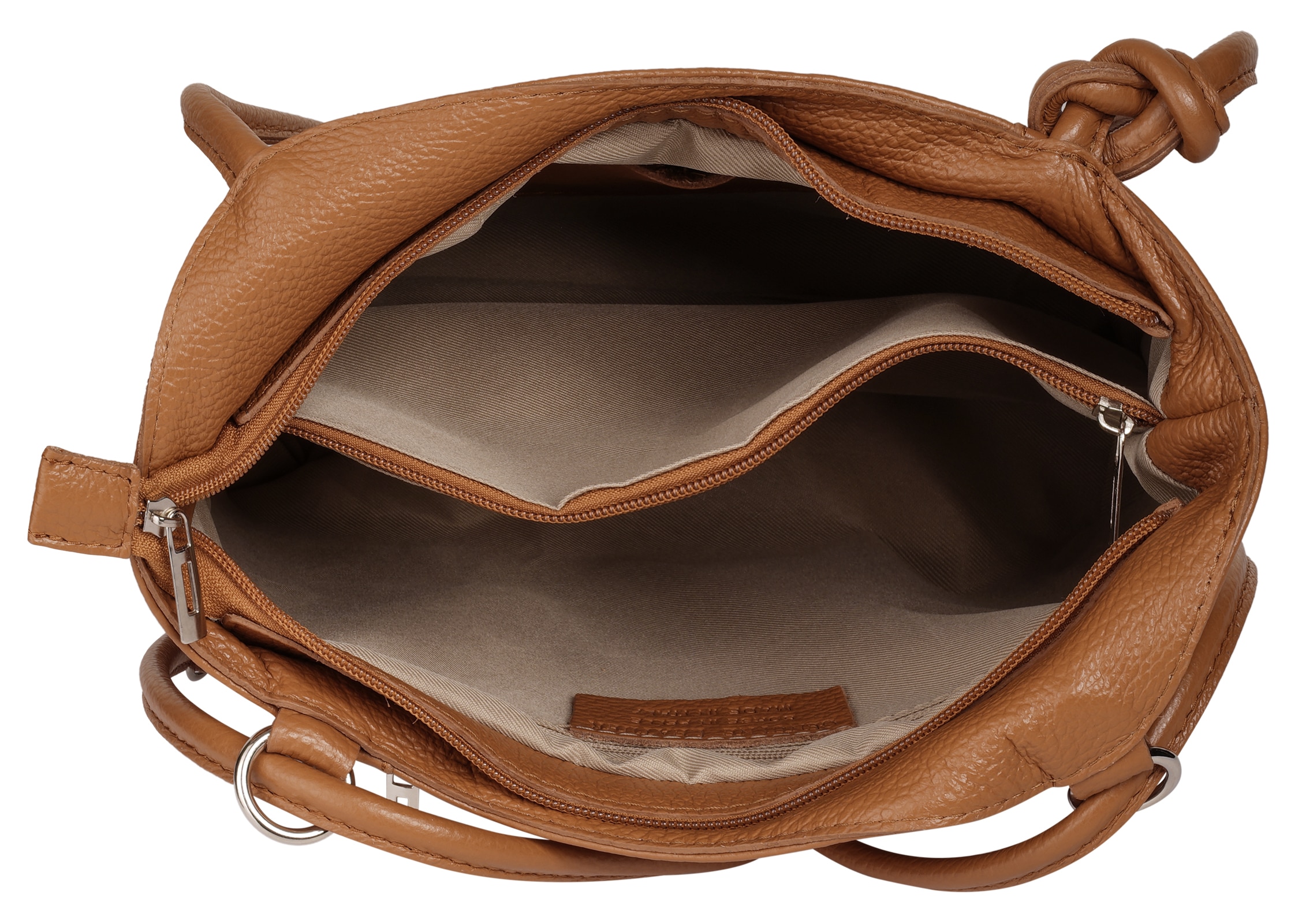 Cluty Cityrucksack, echt Leder, Made in Italy