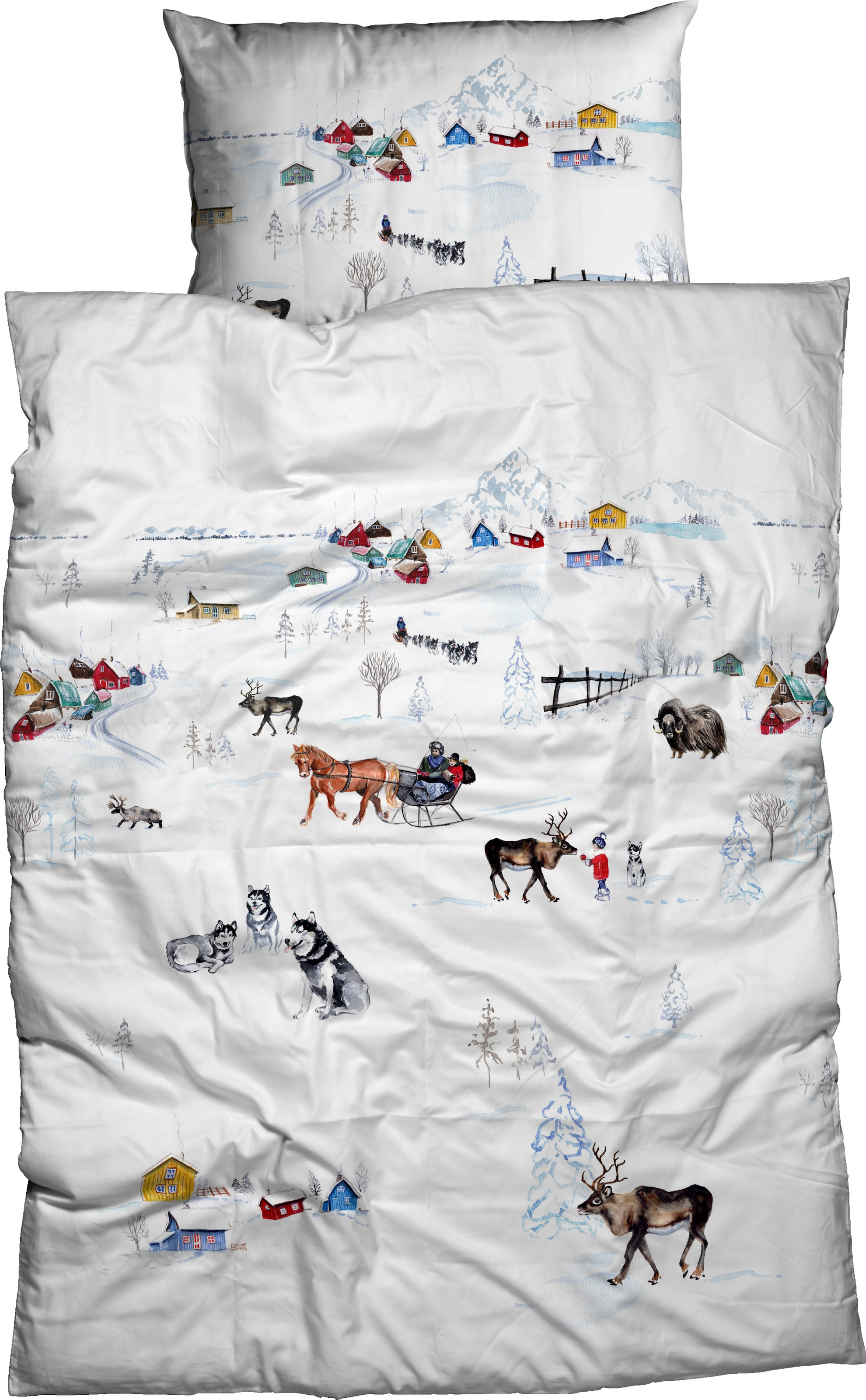 CASATEX Bettwäsche »Scanda« 2 Stk. tlg. skandinavisches Design, zauberhafte günstig online kaufen