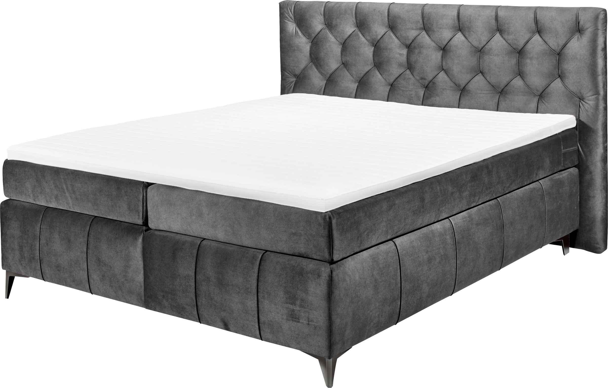 ED EXCITING DESIGN Boxspringbett »Pembroke«, inkl. Topper günstig online kaufen