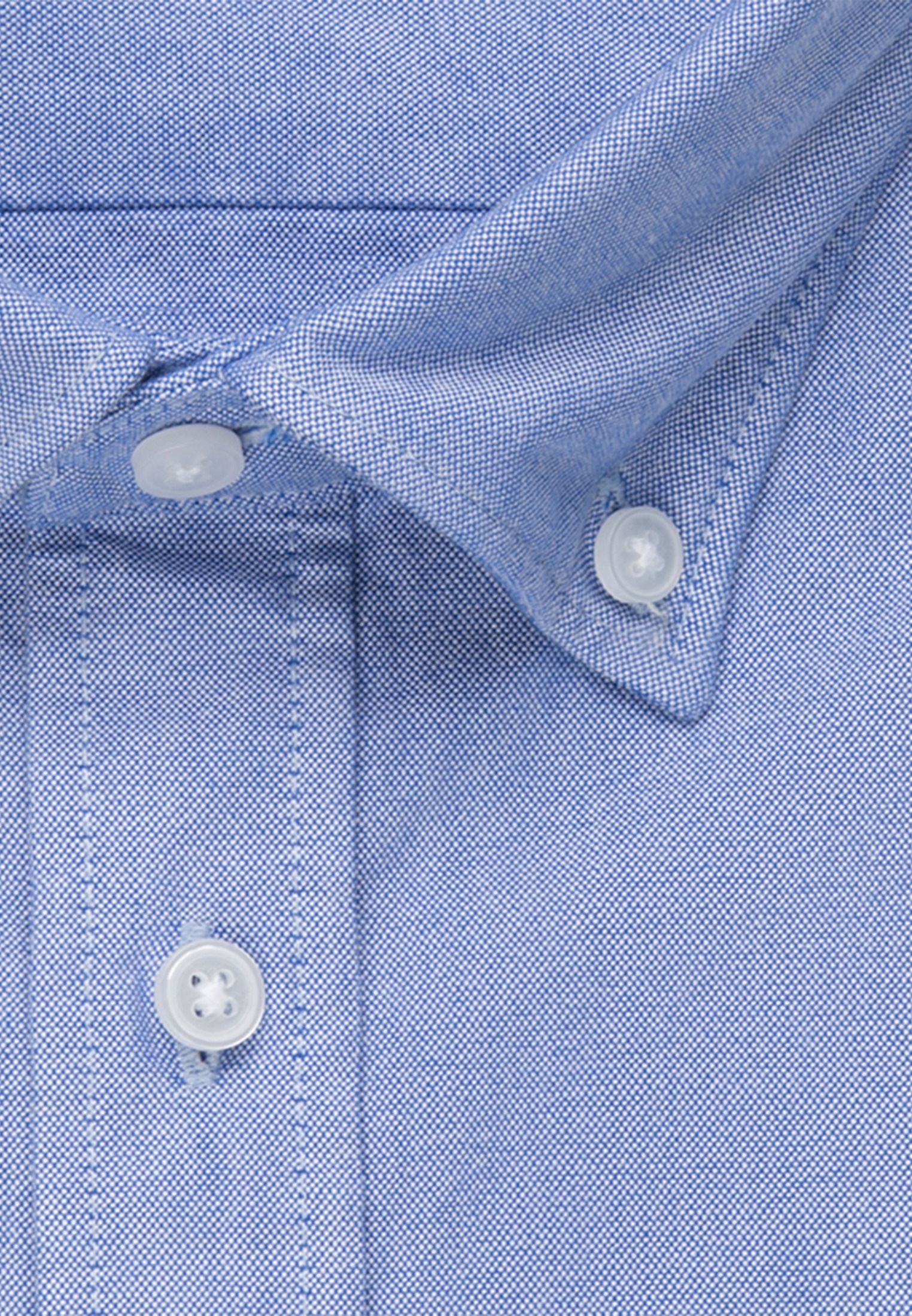 seidensticker Businesshemd »Regular«, Regular Langarm Button-Down-Kragen Uni