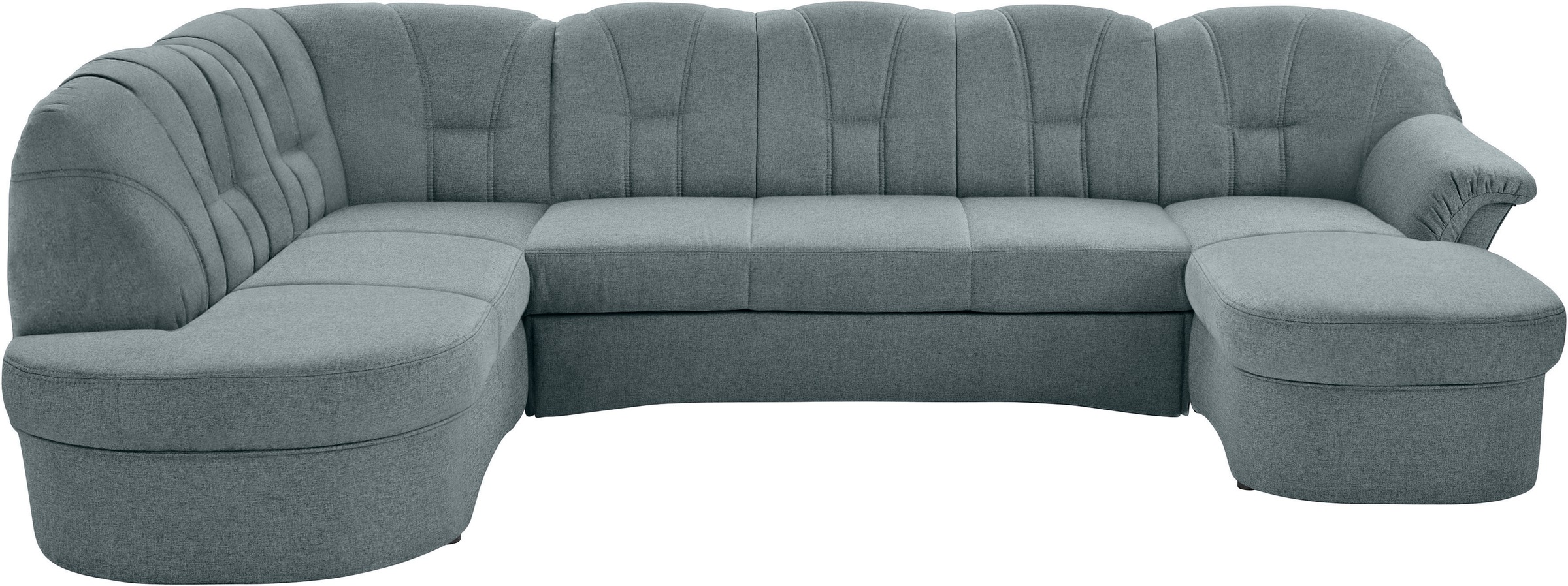DOMO collection Wohnlandschaft »Papenburg U-Form«, in großer Farbvielfalt, wahlweise Bettfunktion, frei im Raum stellbar