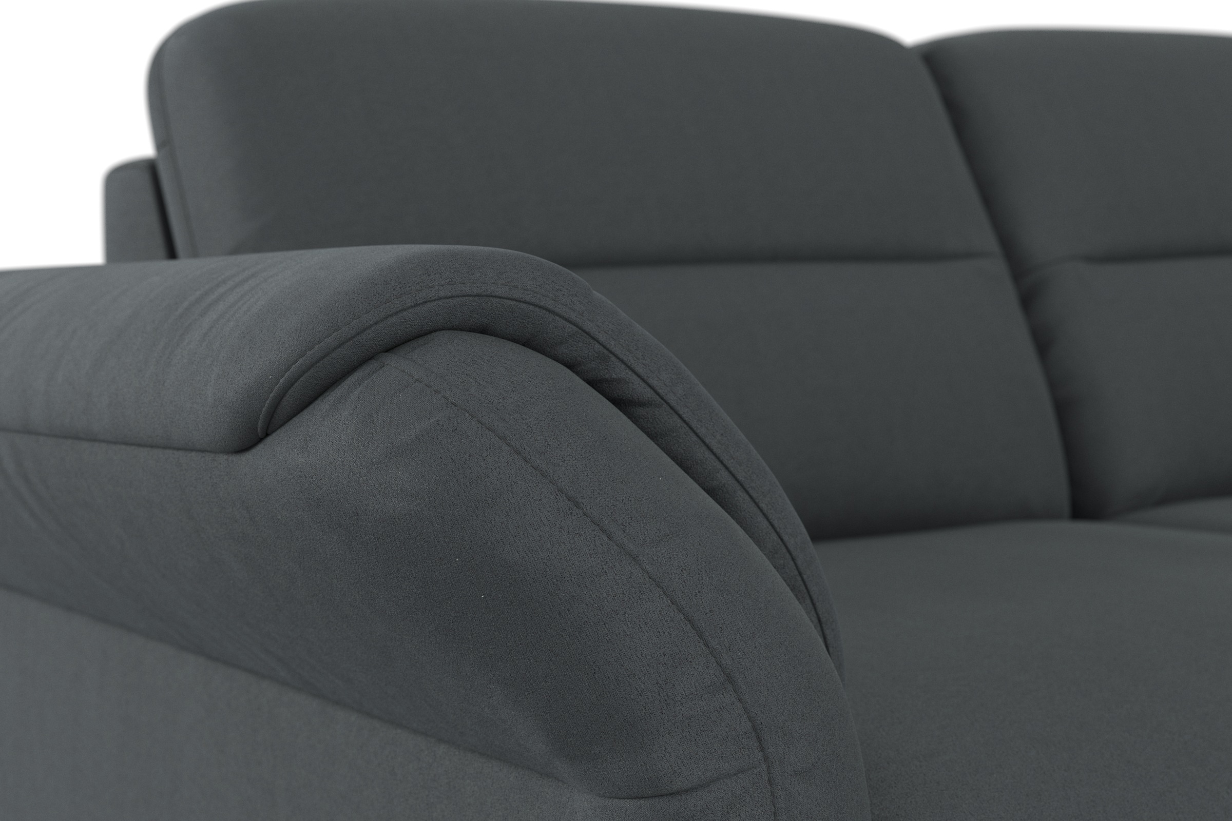 sit&more Ecksofa »Mellum L-Form«, Federkern, wahlweise mit Bettfunktion, Stauraum und Armteilfunktion