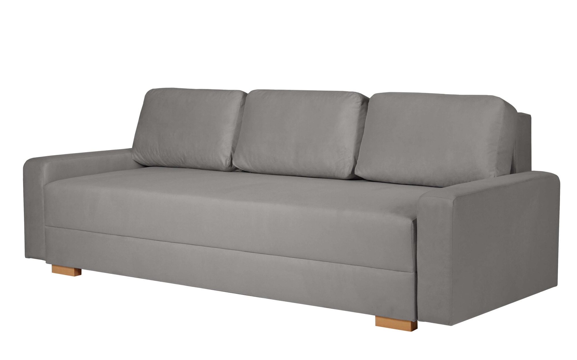 INOSIGN 3-Sitzer »SHERIDIAN Schlafsofa mit Bettkasten, in Feincord & Velvet«, mit Wellenunterfederung, moderne Bezüge, B/H/T 225/94/80