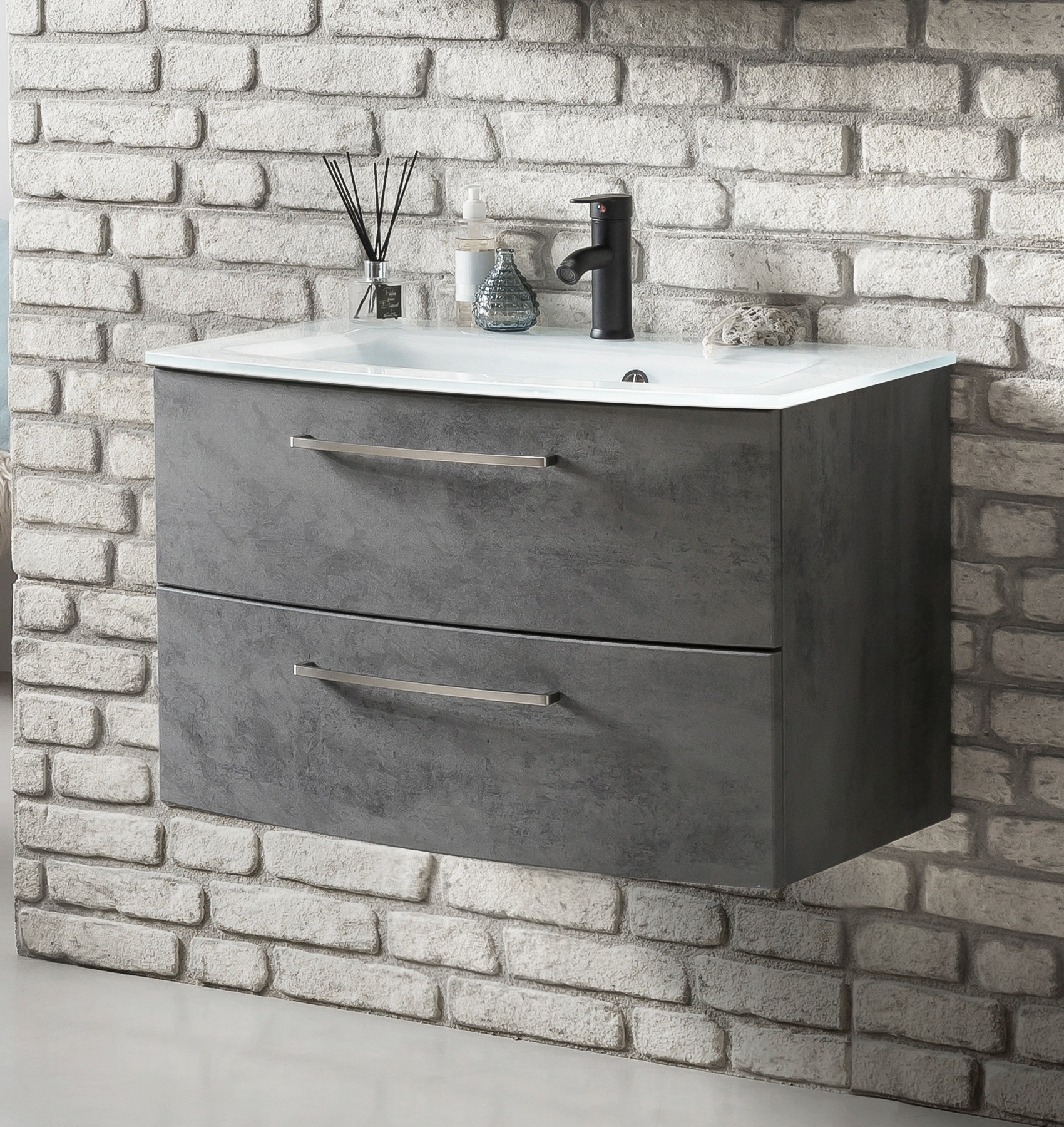 welltime Waschtisch "Windau", Breite 80 cm, mit Soft-Close Funktion günstig online kaufen