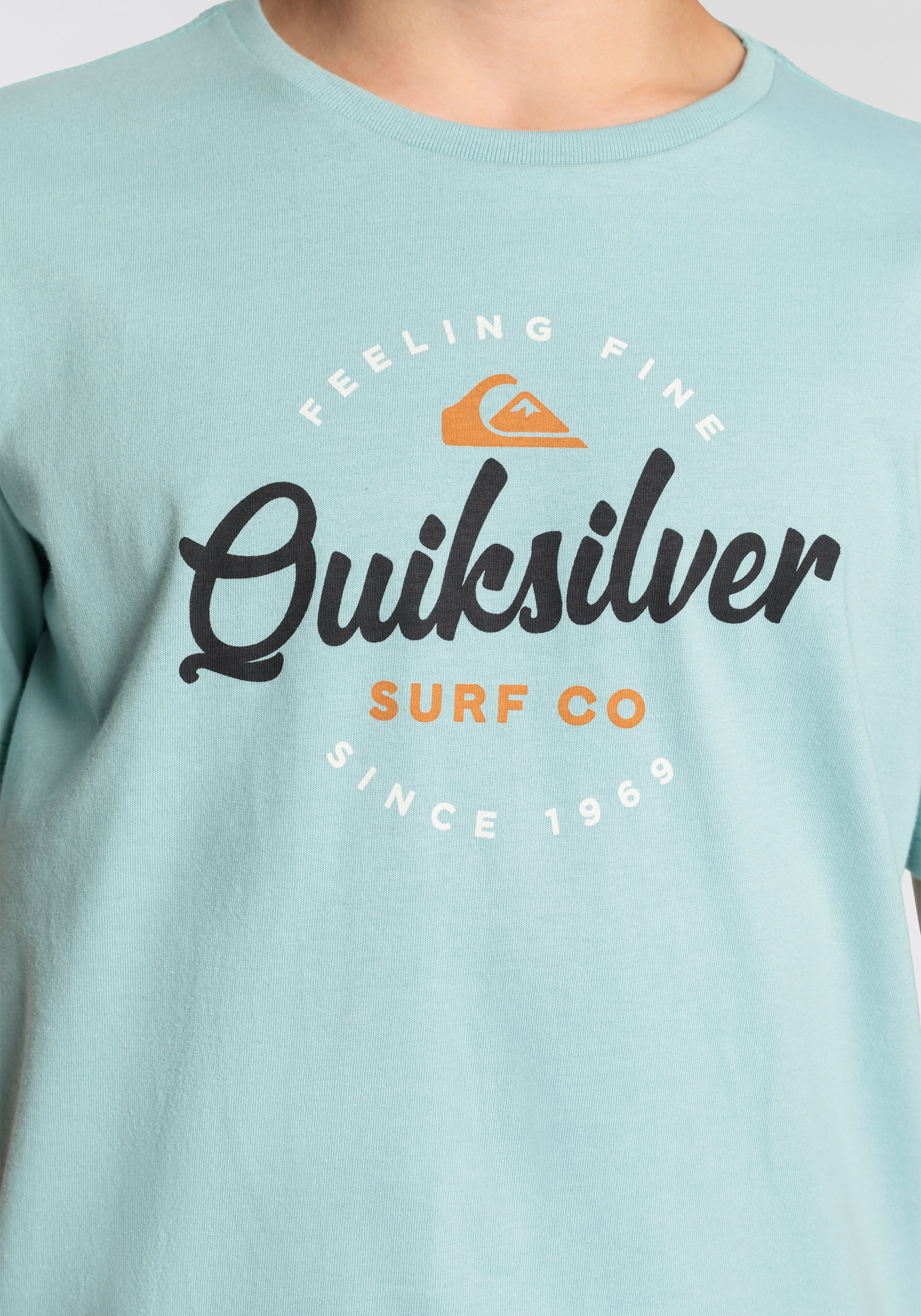 Quiksilver T-Shirt »ON POINT FLYIN SHORT SLEEVE TEE PACK YTH«, (2 tlg.)