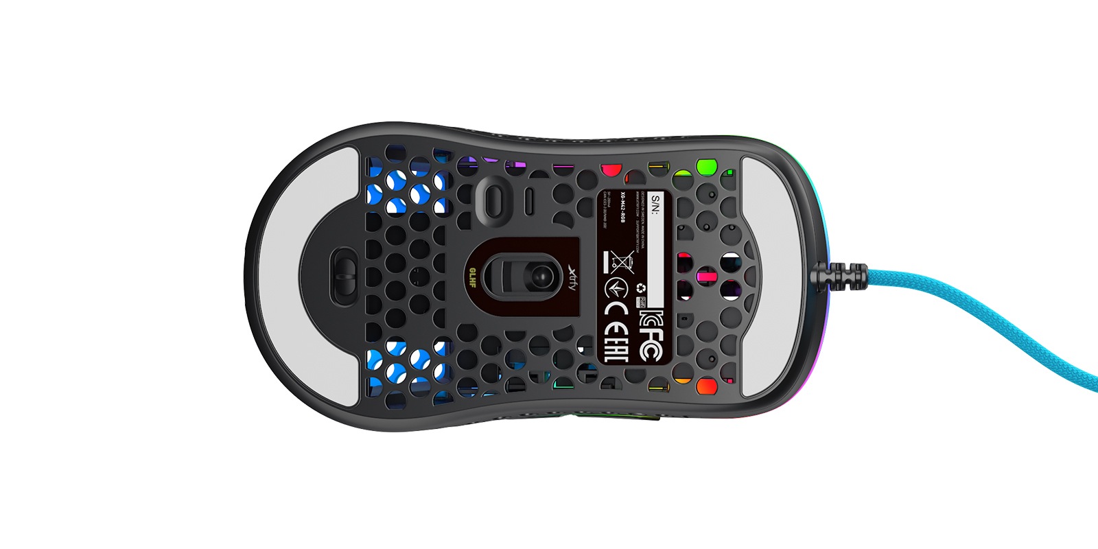 Cherry Xtrfy Gaming-Maus »M42 RGB«, kabelgebunden, ultraleichte Gaming-Maus