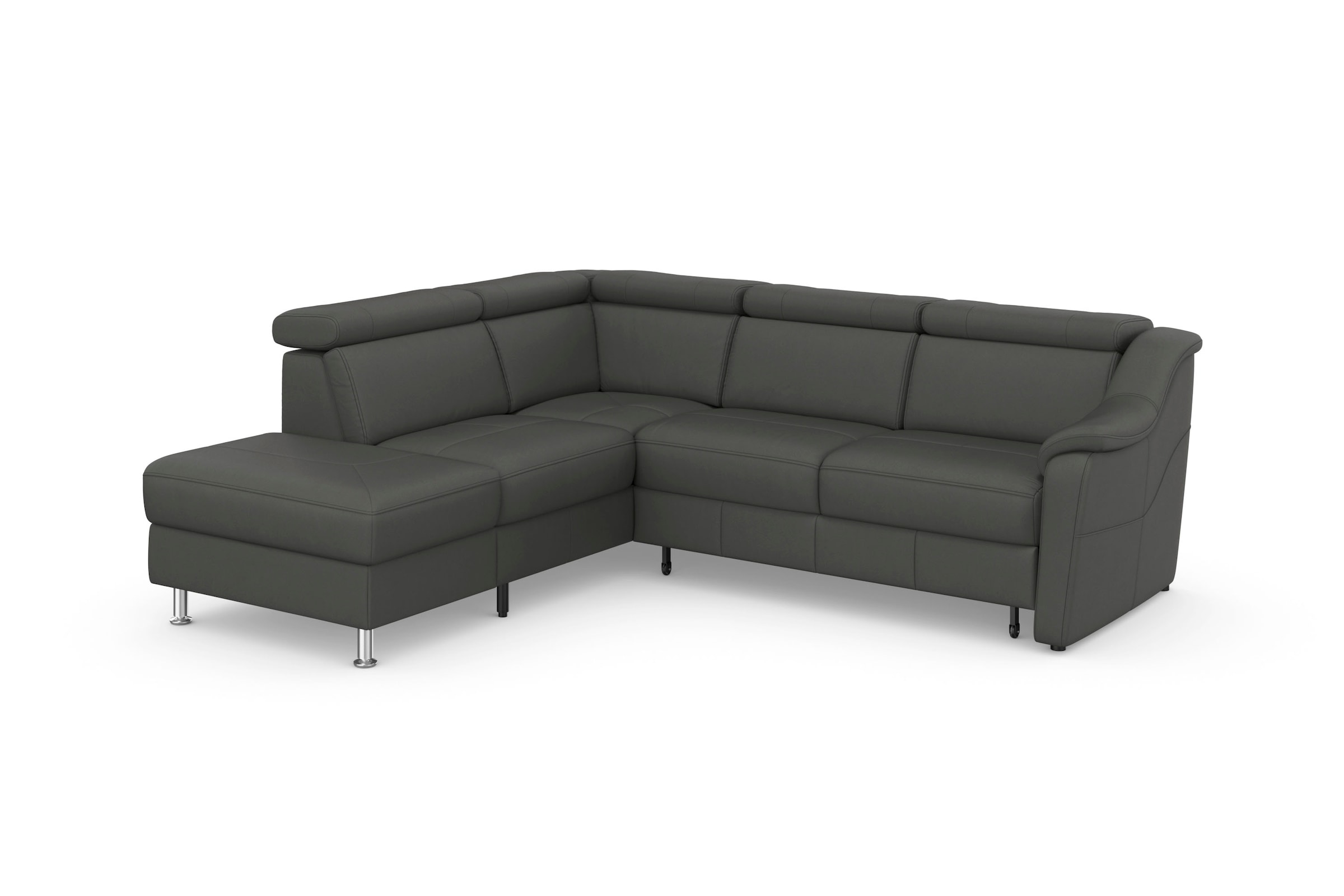 sit&more Ecksofa »Freetown L-Form«, inklusive Kopfteilverstellung und komfortablem Federkern