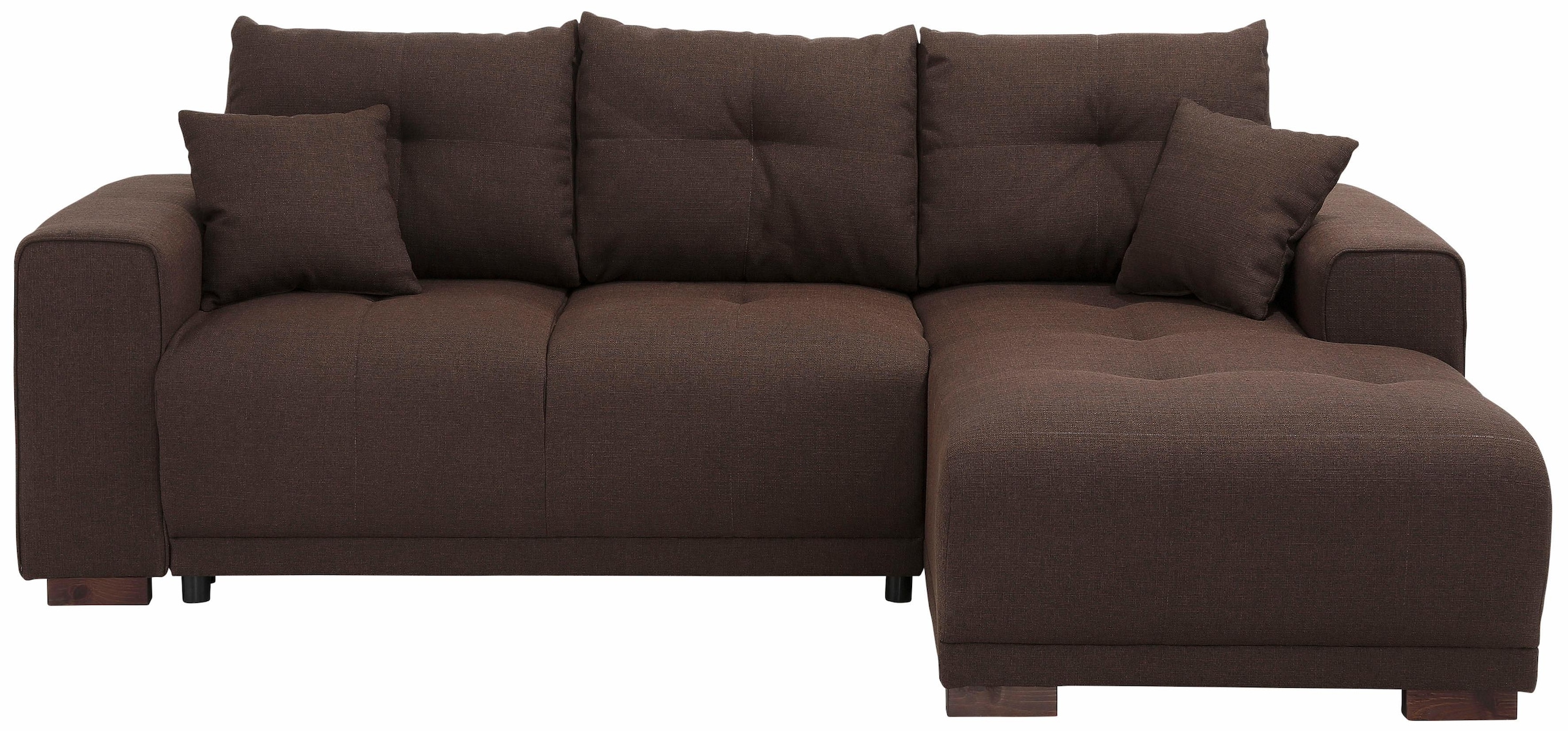 Ecksofa »Viborg L-Form«, mit Regal in der Armlehne, wahlweise mit Bettfunktion