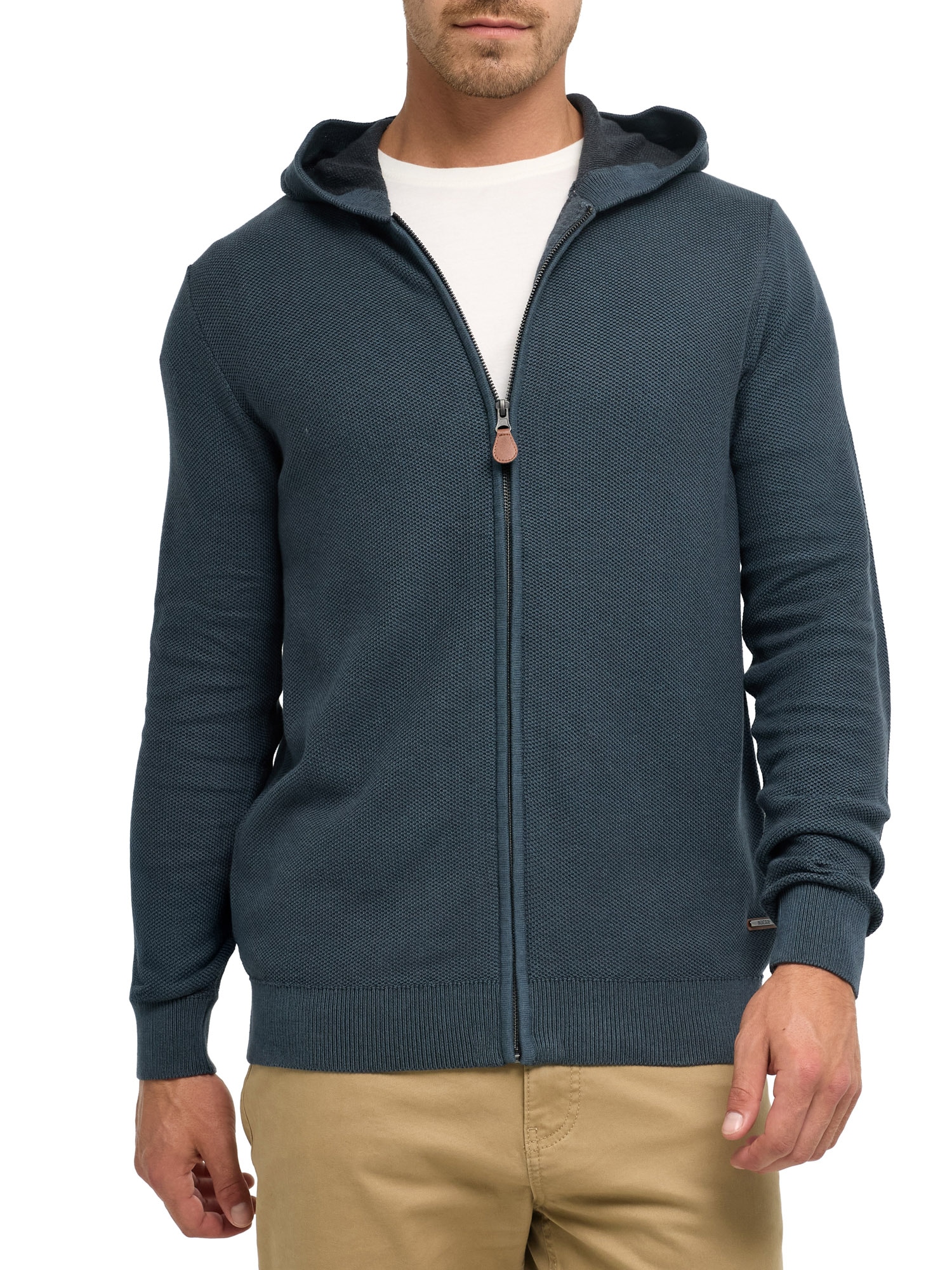 Indicode Kapuzenstrickjacke »INJexmon hoodie« Baumwolle, regular fit
