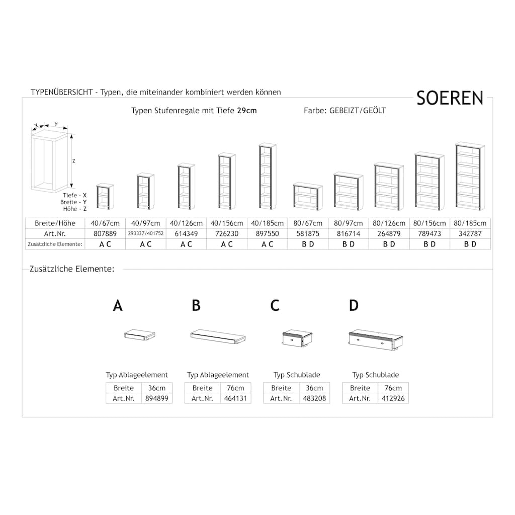 Home affaire Standregal »Soeren Stege«