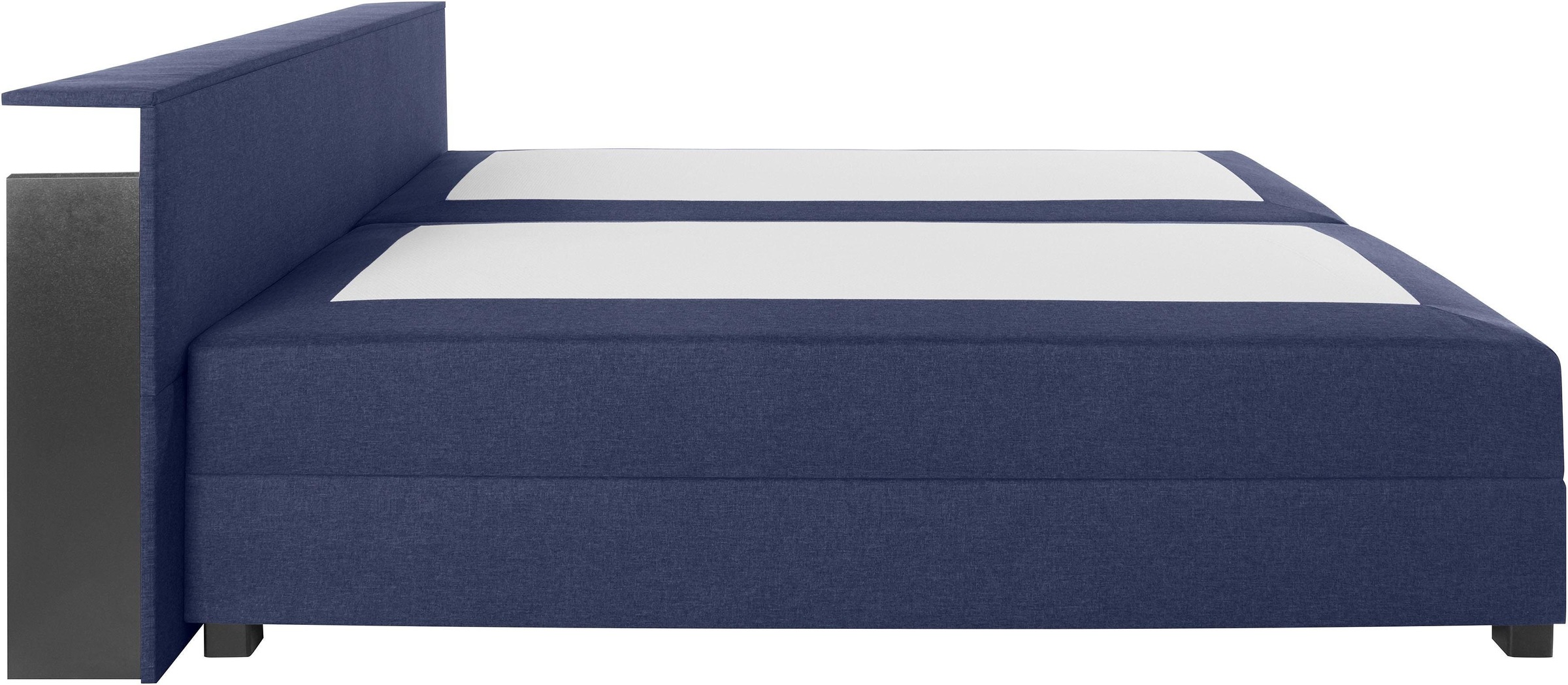 6. Bild von Breckle Northeim Boxspringbett, mit ausziehbarem Regal, Topper und Bettkasten