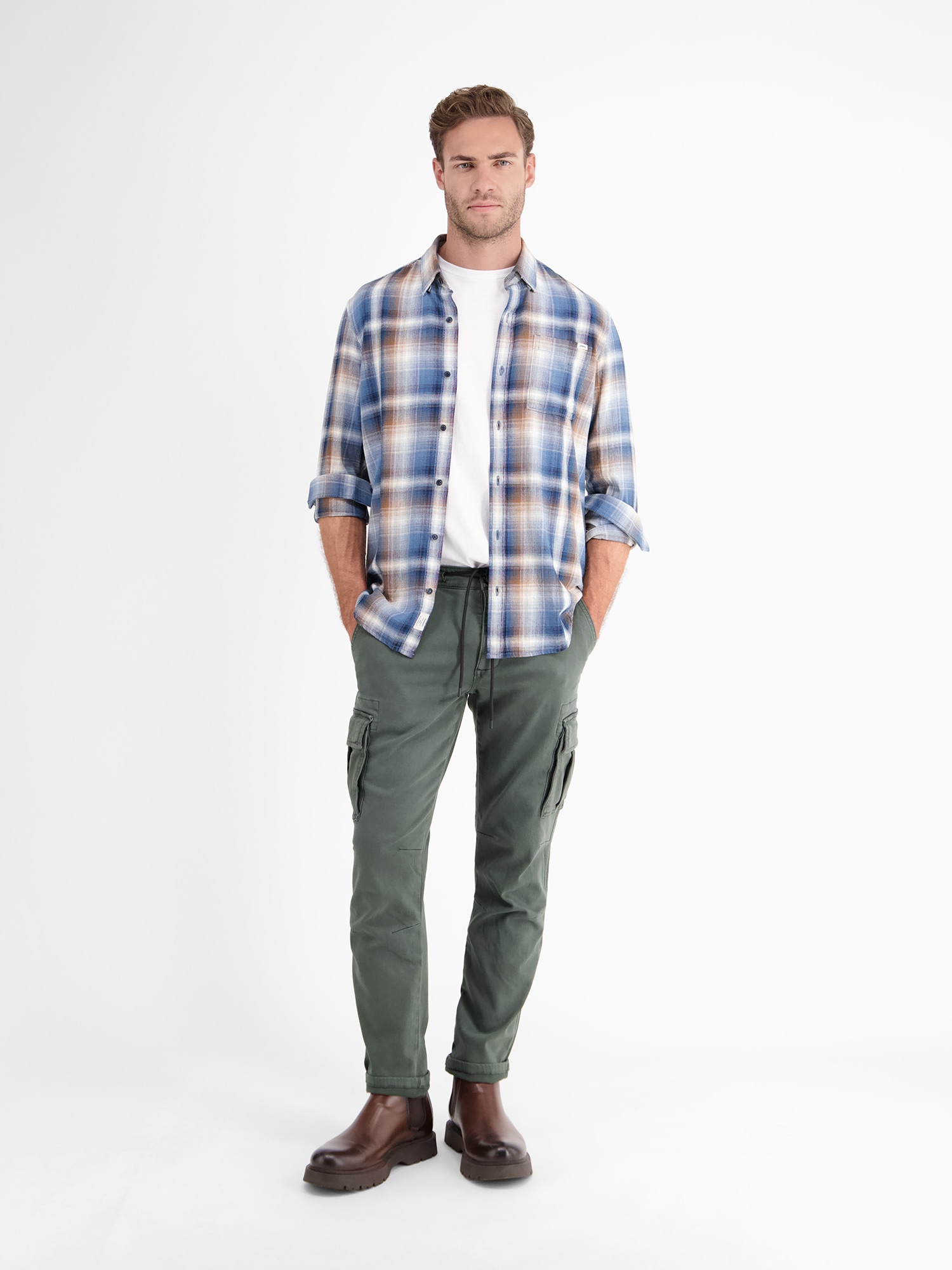 LERROS Cargohose »LERROS Cargo Jogg-Pants mit Hyper-Stretchanteil, REGULAR FIT«