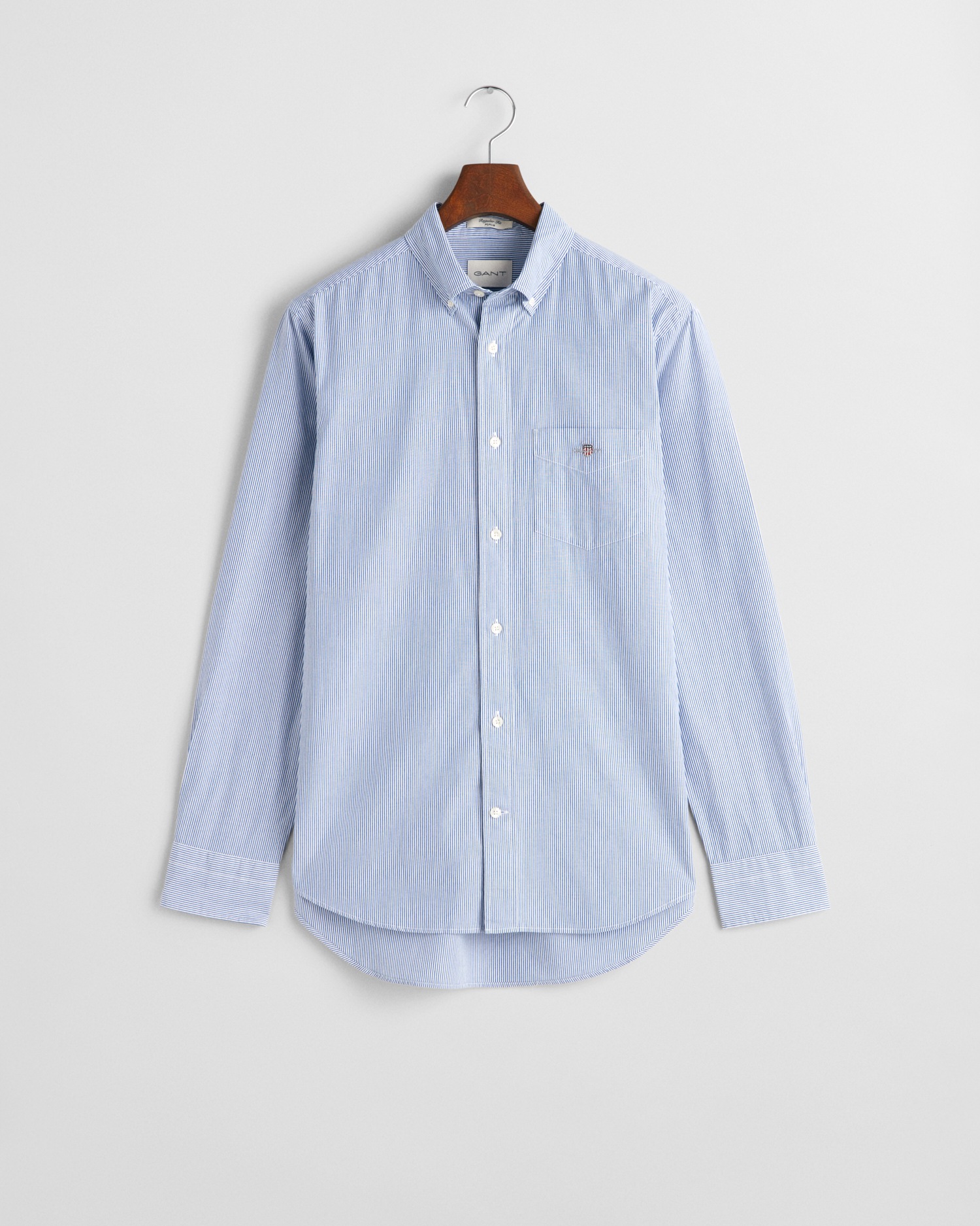 Gant »REG POPLIN BANKER SHIRT« Banker Stripe Popeline, leichte Baumwolle
