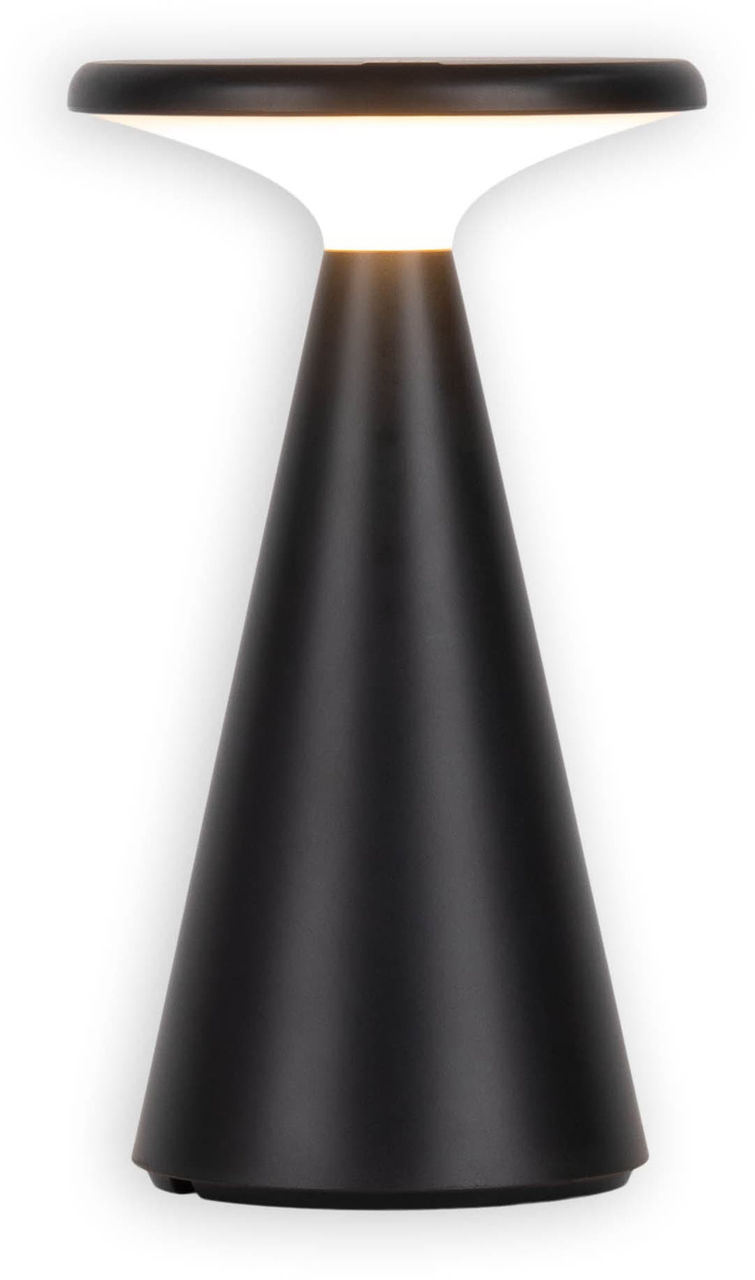 näve LED Tischleuchte »Palu«, 1 flammig, Leuchtmittel LED-Modul | LED wechselbar, Solar-/Akkubetrieb, Touch, Dimmbar, Memory, USB-C-Ladekabel, warmweiß