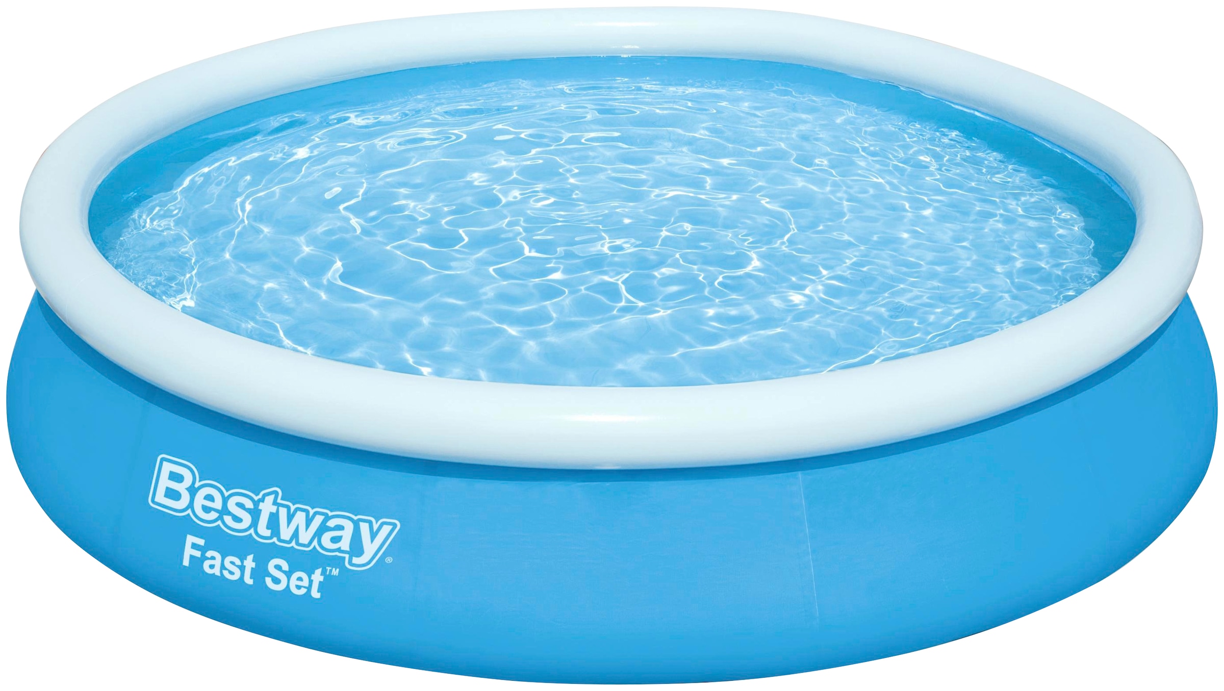 Bestway Quick-Up Pool »Fast Set™«, (Set, 3 tlg.), ØxH: 366x76 cm, mit Kartuschenfilterpumpe