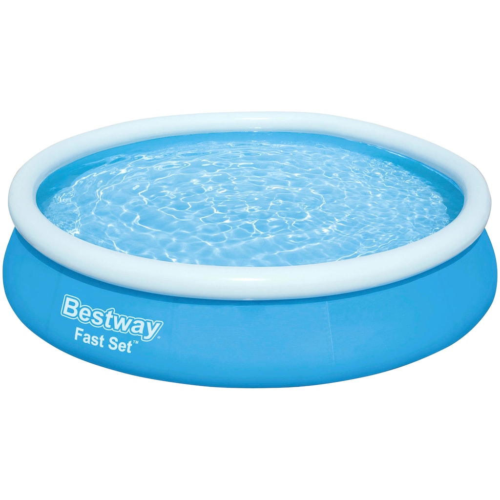 Bestway Quick-Up Pool »Fast Set™«, (Set, 3 tlg.), ØxH: 366x76 cm, mit Kartuschenfilterpumpe