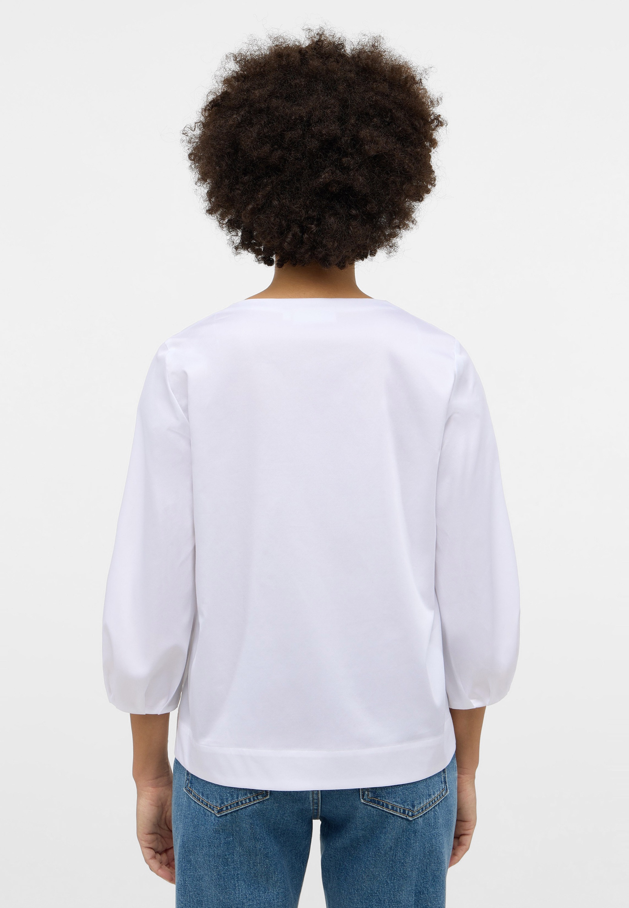 Eterna Longbluse »LOOSE FIT« EASY IRON (bügelleicht)