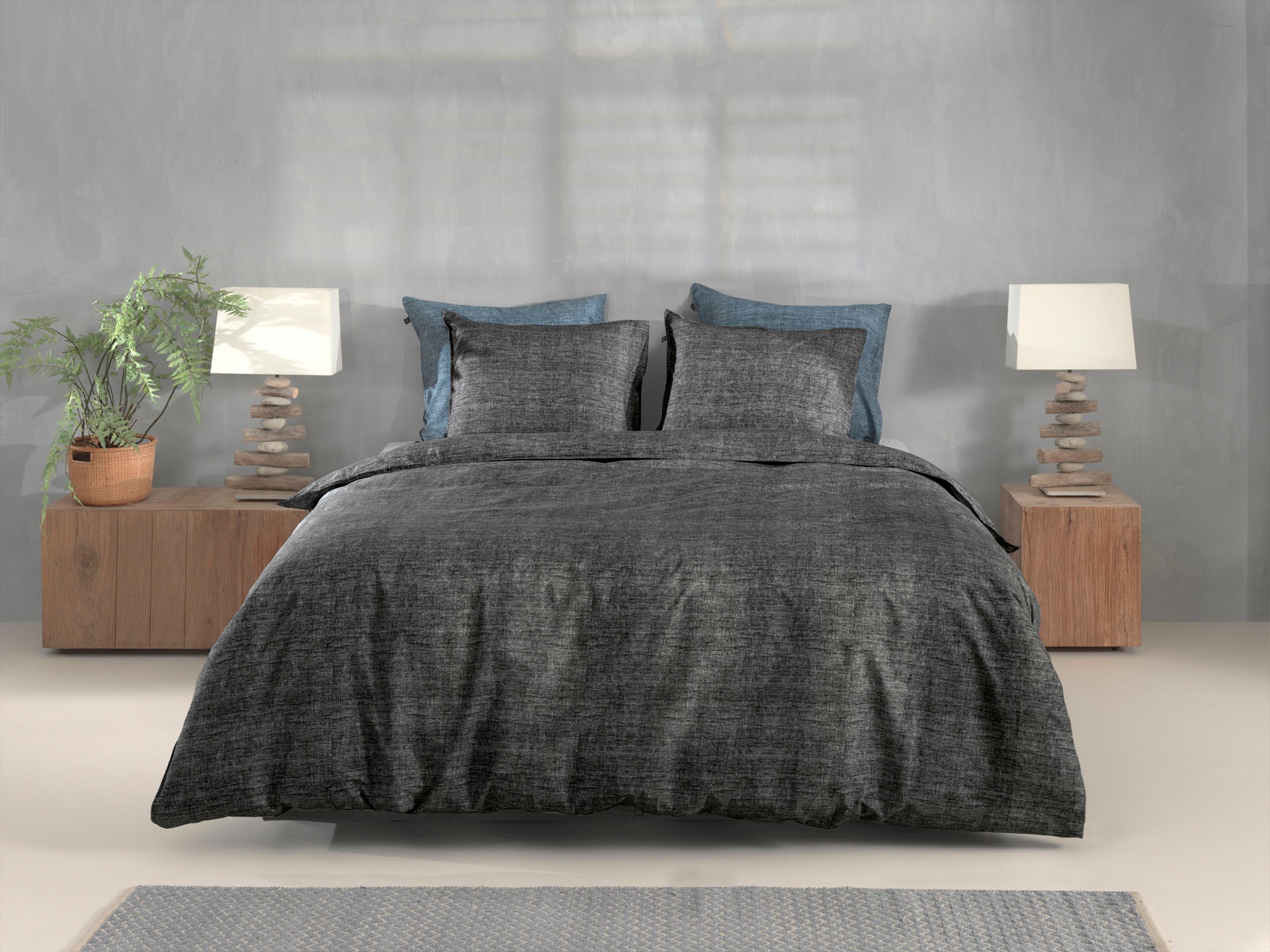 ZO HOME Bettwäsche »Lino« 2 Stk. tlg. Bettwäsche aus 100% Baumwolle, hochwertiges Renforcé