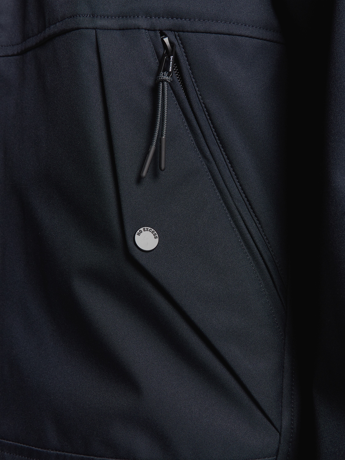 NO EXCESS Kurzjacke »No Excess Jacke mit abnehmbarer kapuze«