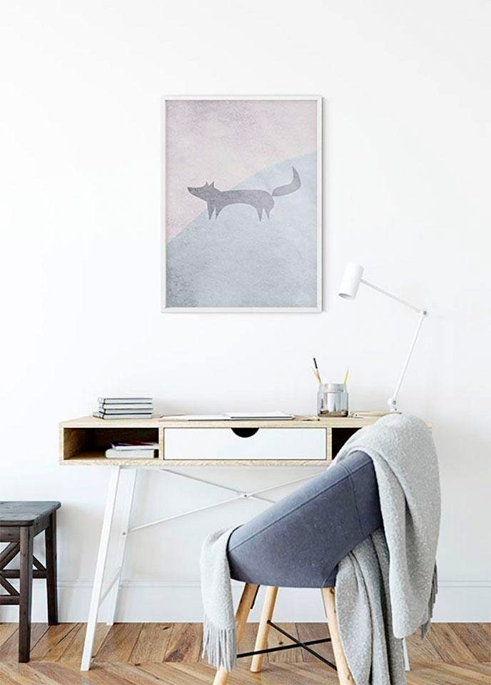 Komar Bild »Wild and Free Fox«, Tiere, (1 St.), Wandbild zur Dekoration - ohne Rahmen