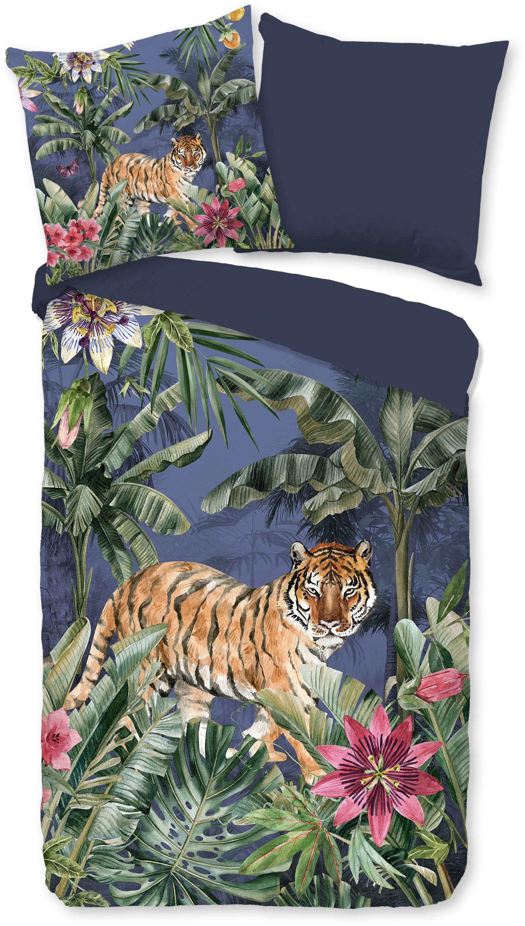 PURE luxury collection Wendebettwäsche »Kane« 2 Stk. tlg. Mikrofaser, 135x2 günstig online kaufen