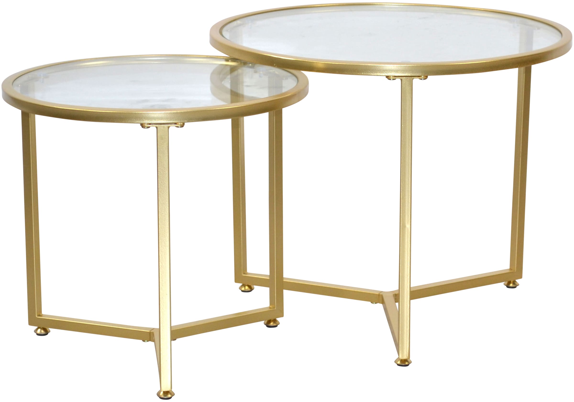 ACTONA GROUP Satztisch »Alina«, (Set, 2 St., 2tlg. Set), Sicherheits-Klargl günstig online kaufen