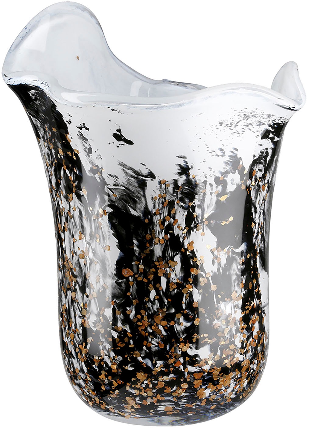 GILDE Tischvase »Vase Petunia, schwarz-weiß«, (1 St.) günstig online kaufen