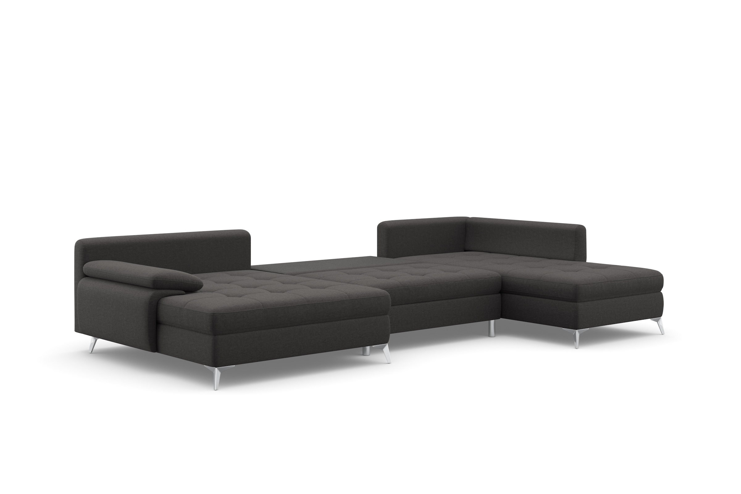 sit&more Wohnlandschaft »Latigo U-Form«, mit Mega-Recamiere, wahlweise mit Bettfunktion und Bettkasten