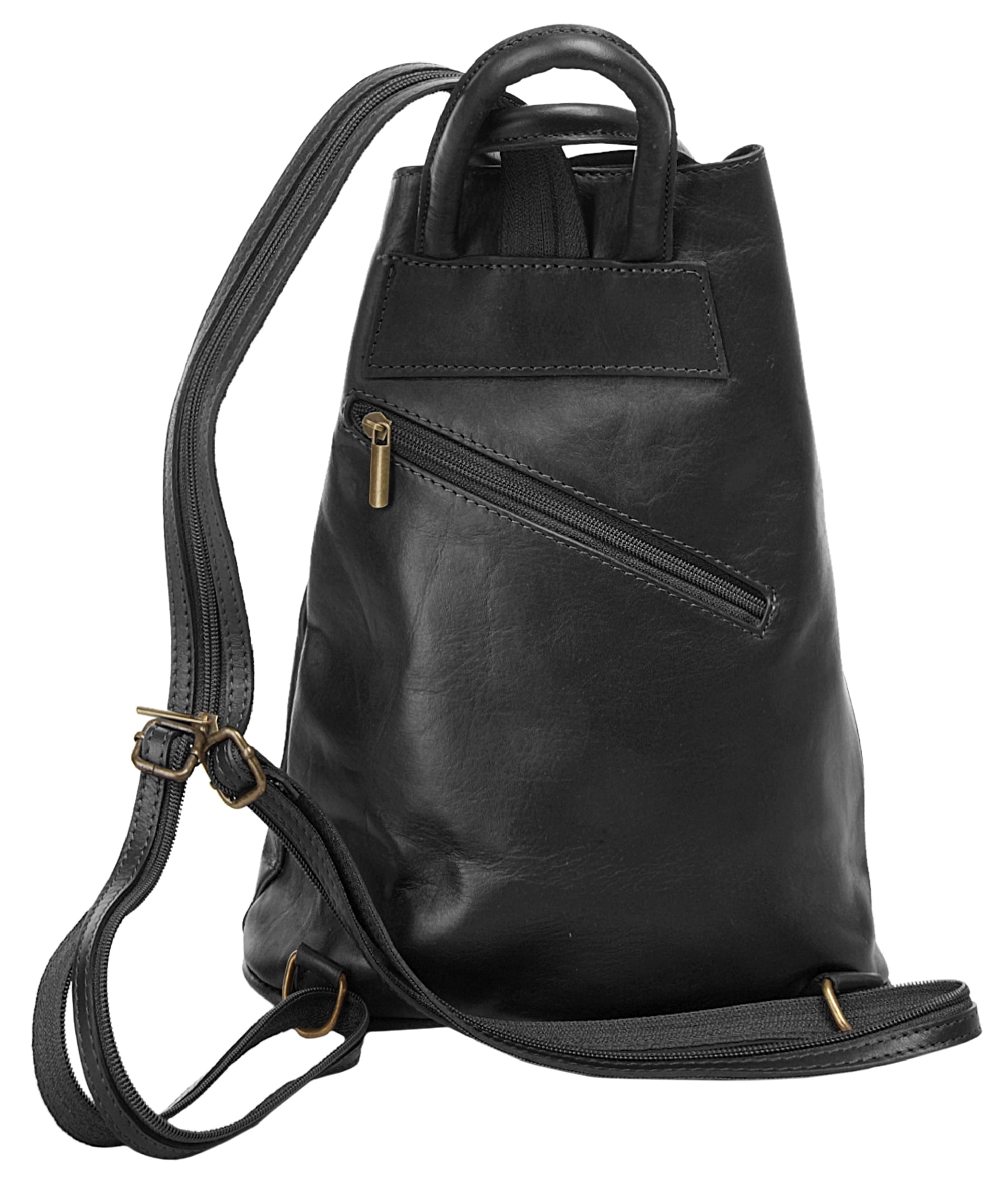 Samantha Look Cityrucksack, echt Leder, Made in Italy
