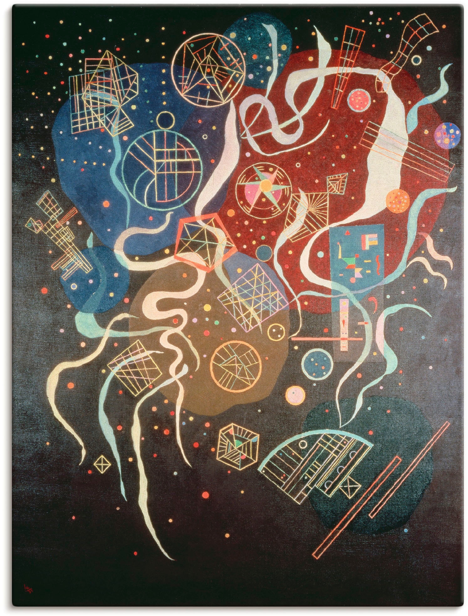 Artland Wandbild »Bewegung 1937«, Muster, (1 St.) auf Rechnung bestellen | Kunstdrucke