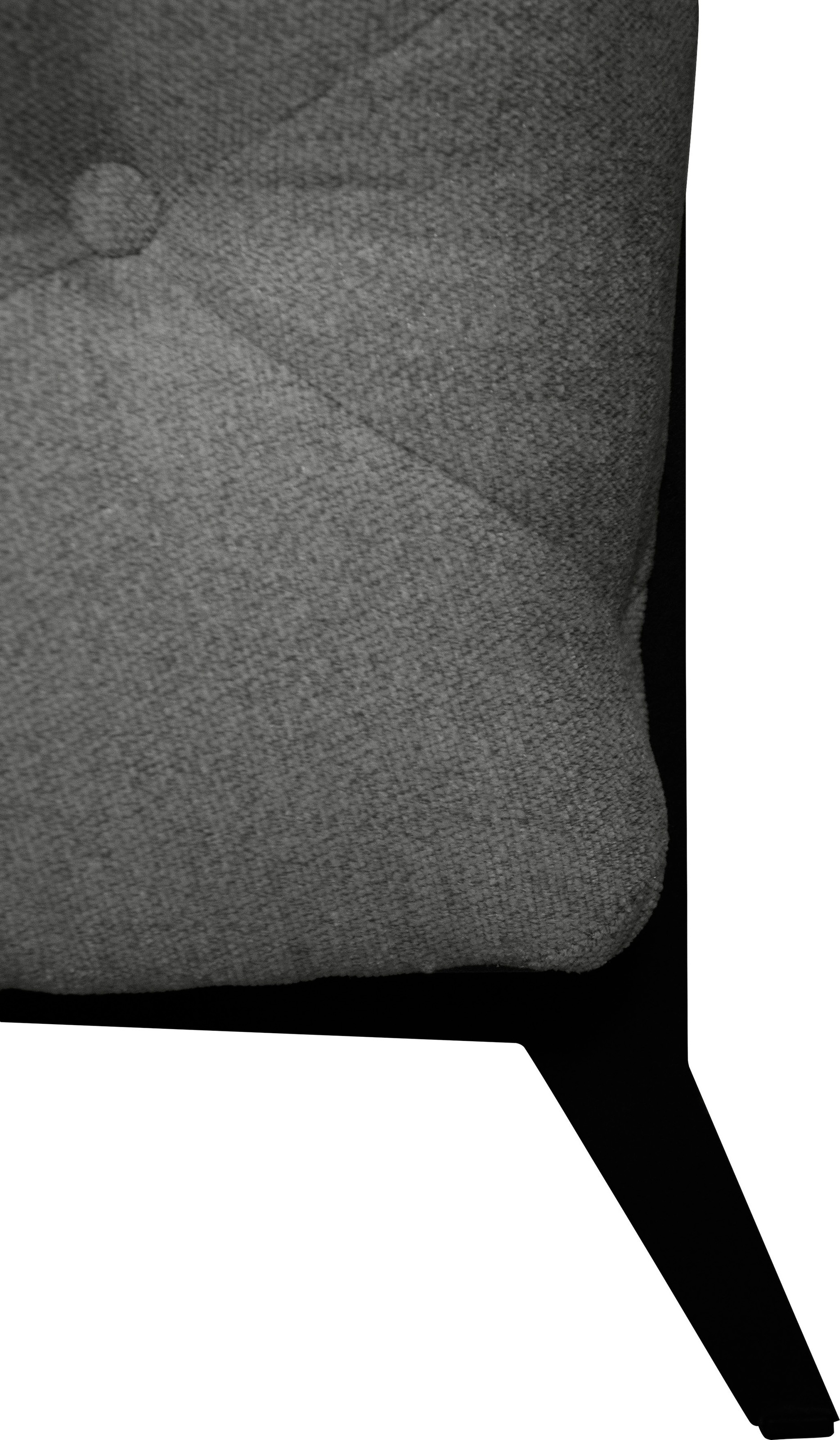 Leonique Chesterfield-Sofa »Amaury L-Form«, großes Ecksofa, Chesterfield-Optik, Breite 323 cm, Fußfarbe wählbar