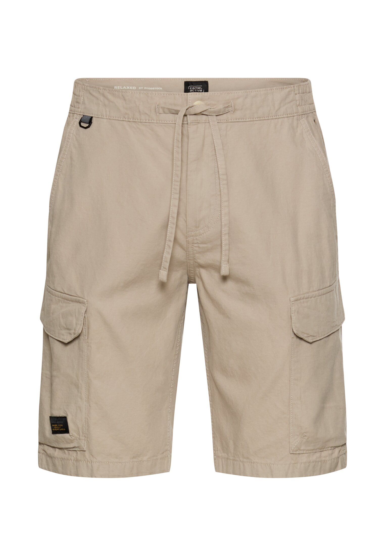 camel active Cargoshorts  mit Kordelzug und mit Leinen