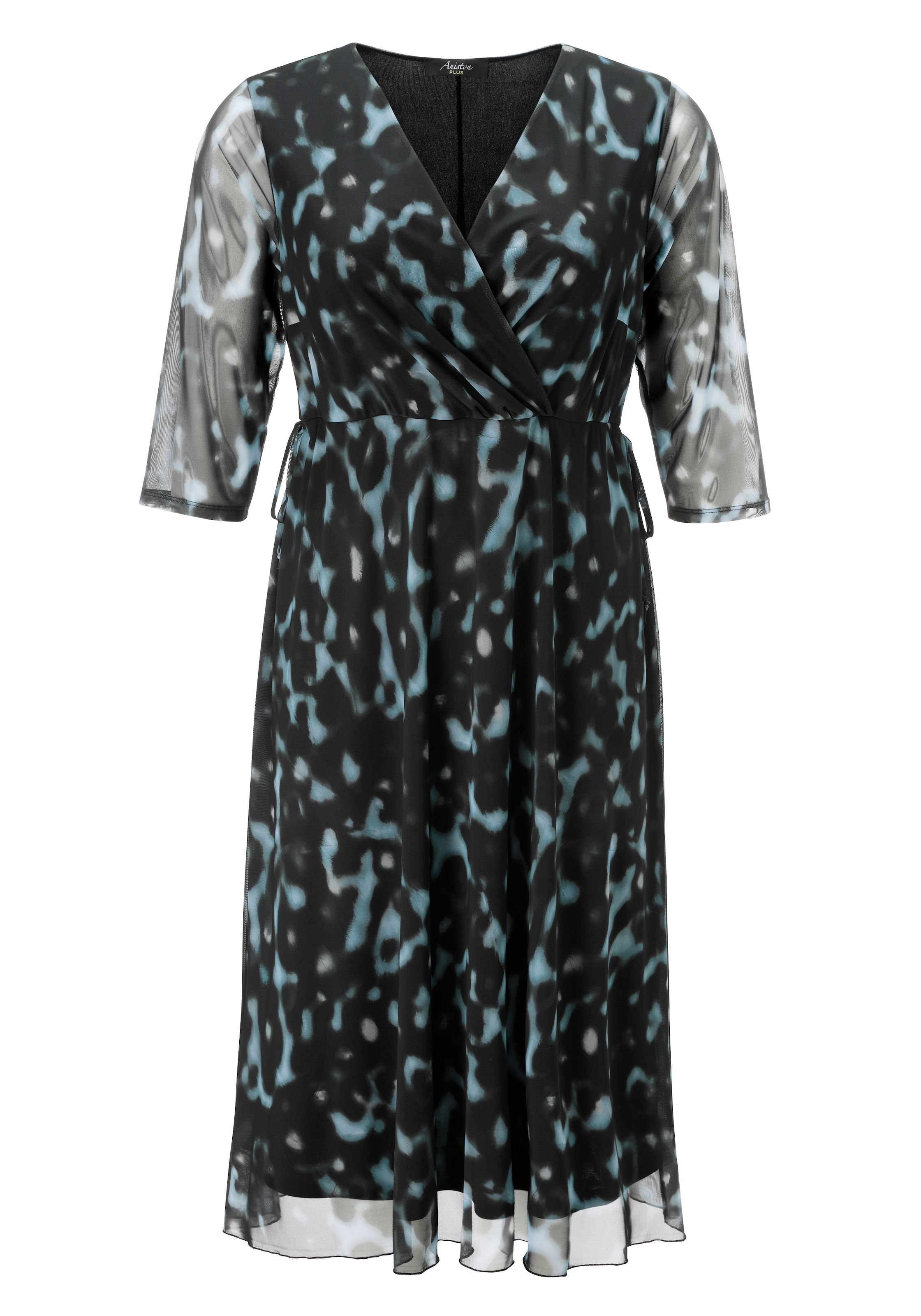 Aniston PLUS Meshkleid in Wickeloptik - NEUE KOLLEKTION