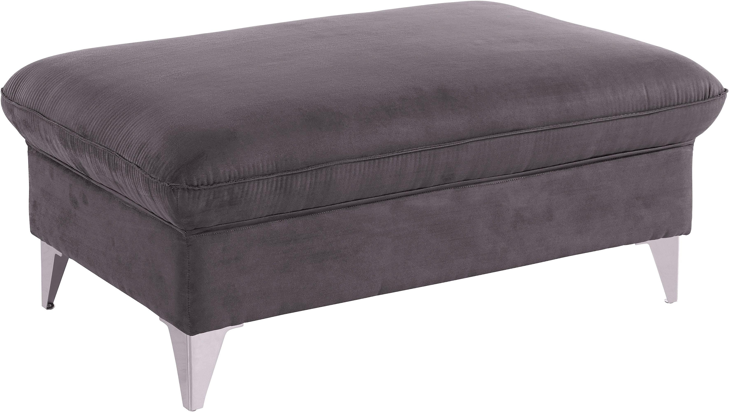 COTTA Polstergarnitur »Caluso L-Form«, Set bestehend aus: Ecksofa mit Kopfteilverstellung & Hocker