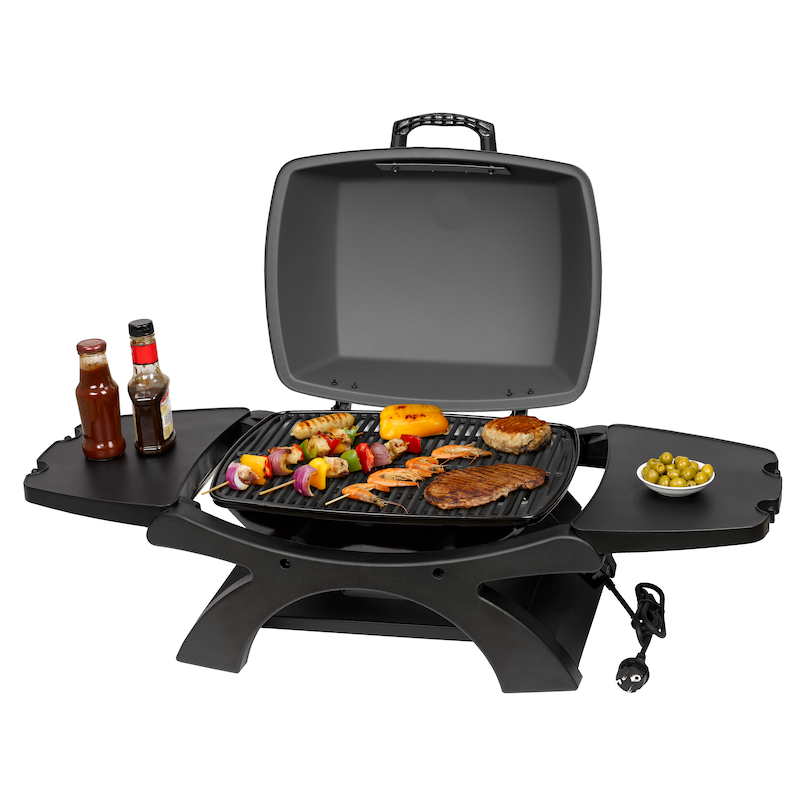 TEPRO Elektrogrill »Abington« 2300 W Grillfläche: ca. 47 x 35 cm, 2300 W grau-schwarz