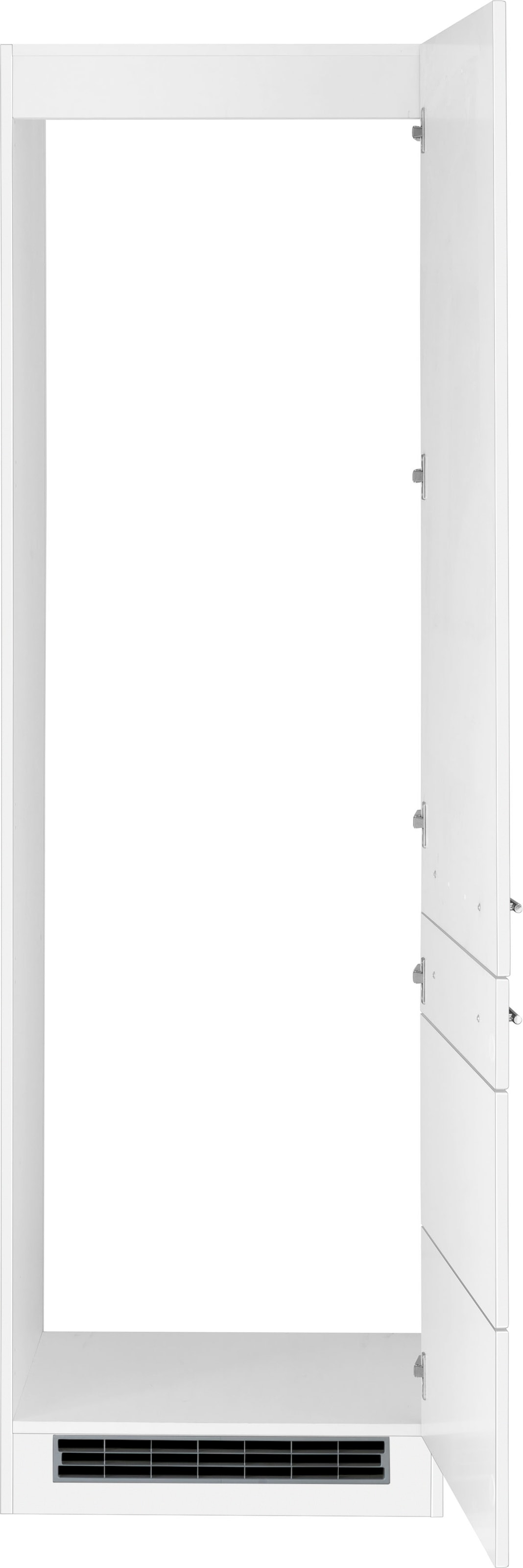 HELD MÖBEL Kühlumbauschrank »Wien«, 60 cm breit, 200 cm hoch, geeignet für Einbau-Kühlgefrierkombination