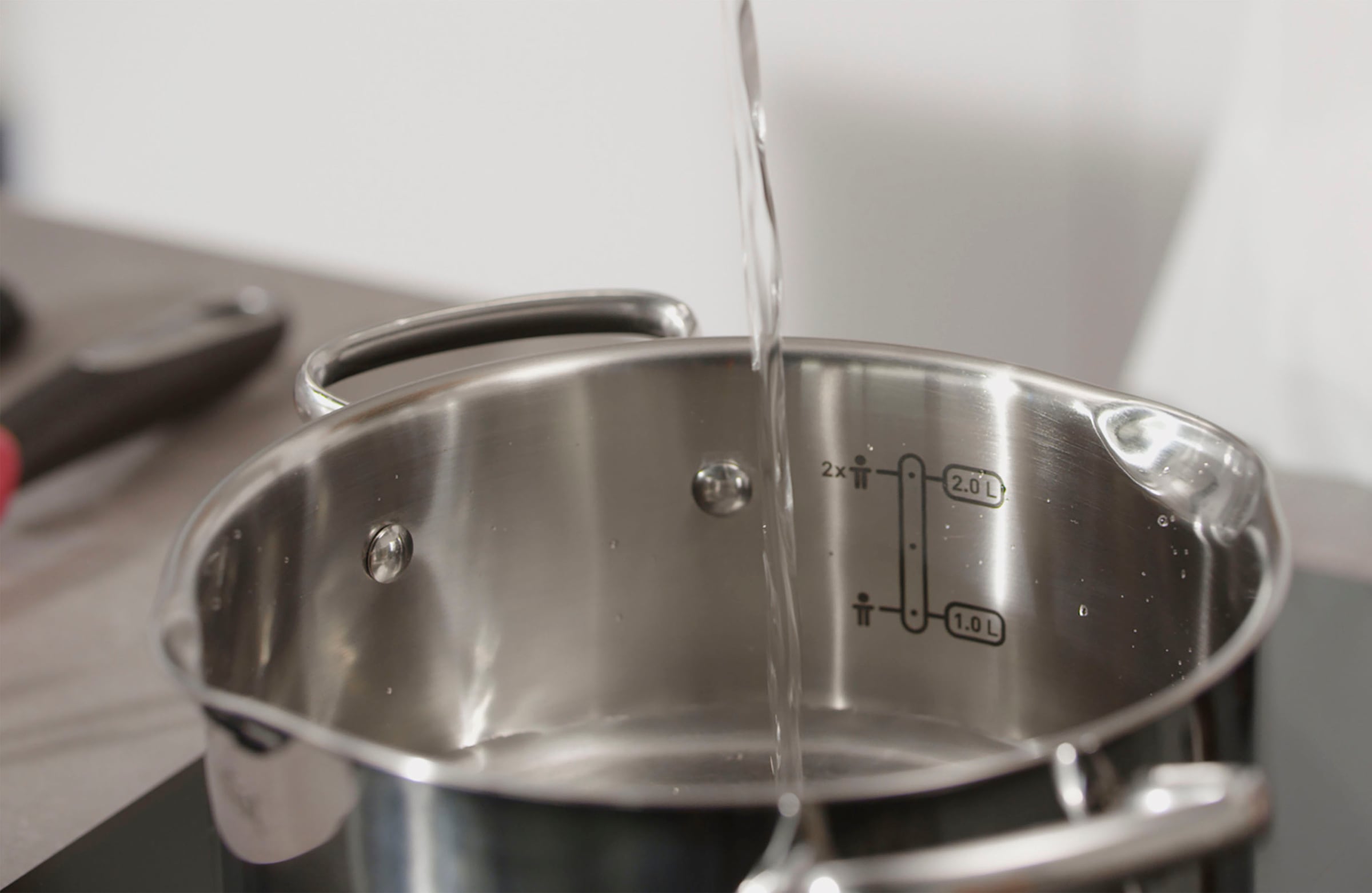 Tefal Kochtopf »Duetto+«, Edelstahl 18/10, hochglanzpoliert, Glasdeckel mit Siebfunktion