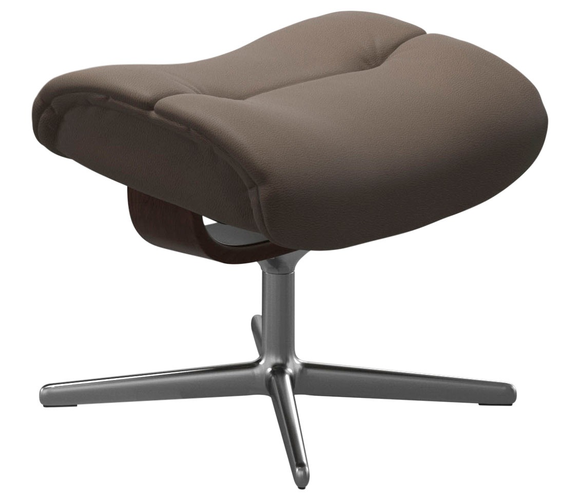 Stressless® Fußhocker »Sunrise«, mit Cross Base, Größe S, M & L, Holzakzent Braun