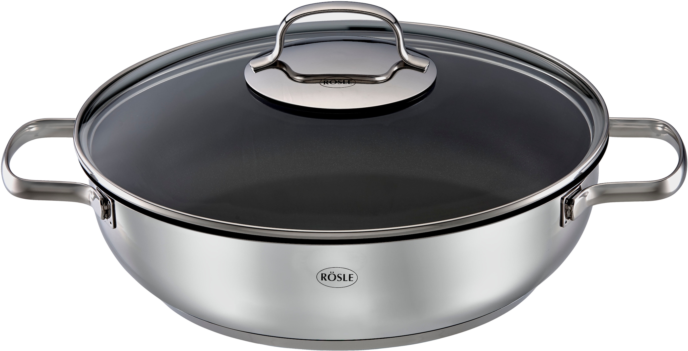 RÖSLE Servierpfanne »ELEGANCE ProCera« Edelstahl 18/10 1 Stk. tlg. natürlic günstig online kaufen