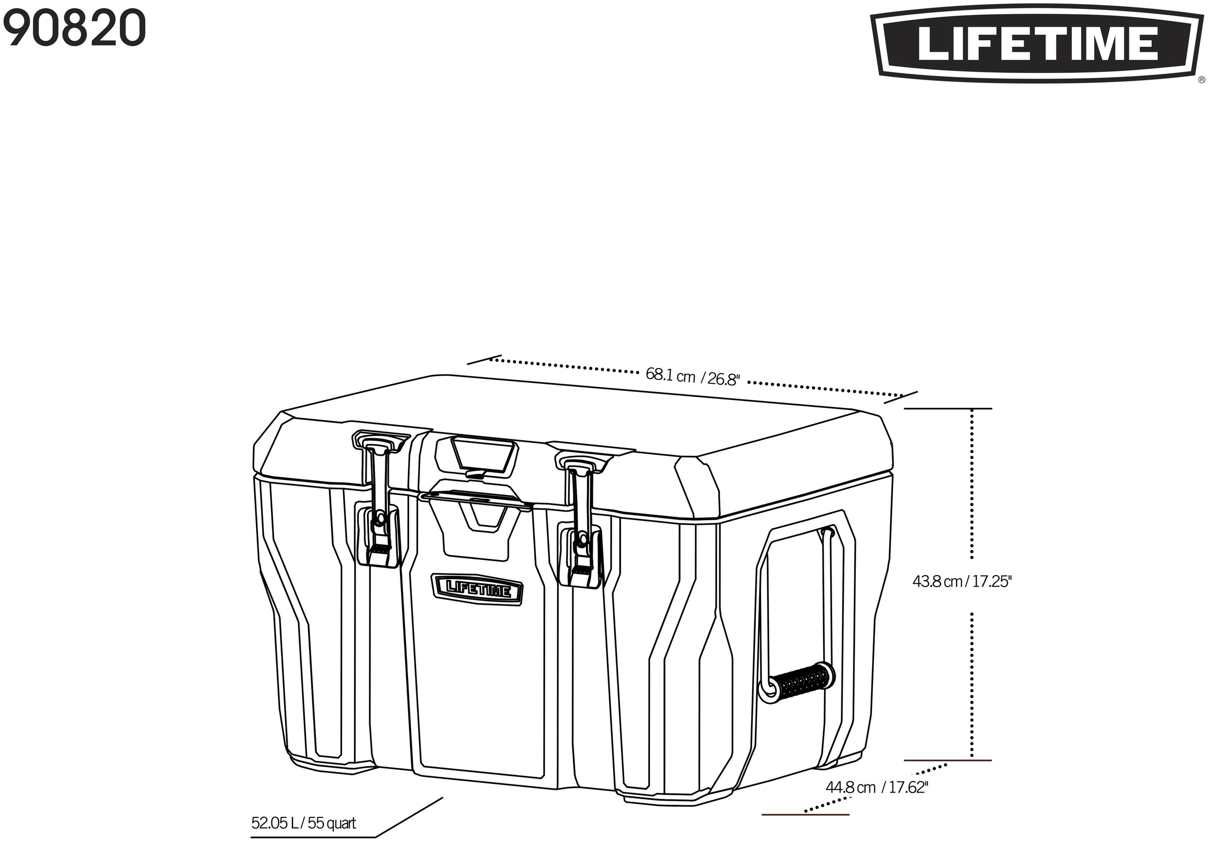 Lifetime Kühlbox »Premium«, aus zweischichtigem Urethan