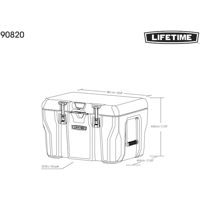 Lifetime Kühlbox »Premium«, aus zweischichtigem Urethan im Online-Shop  kaufen