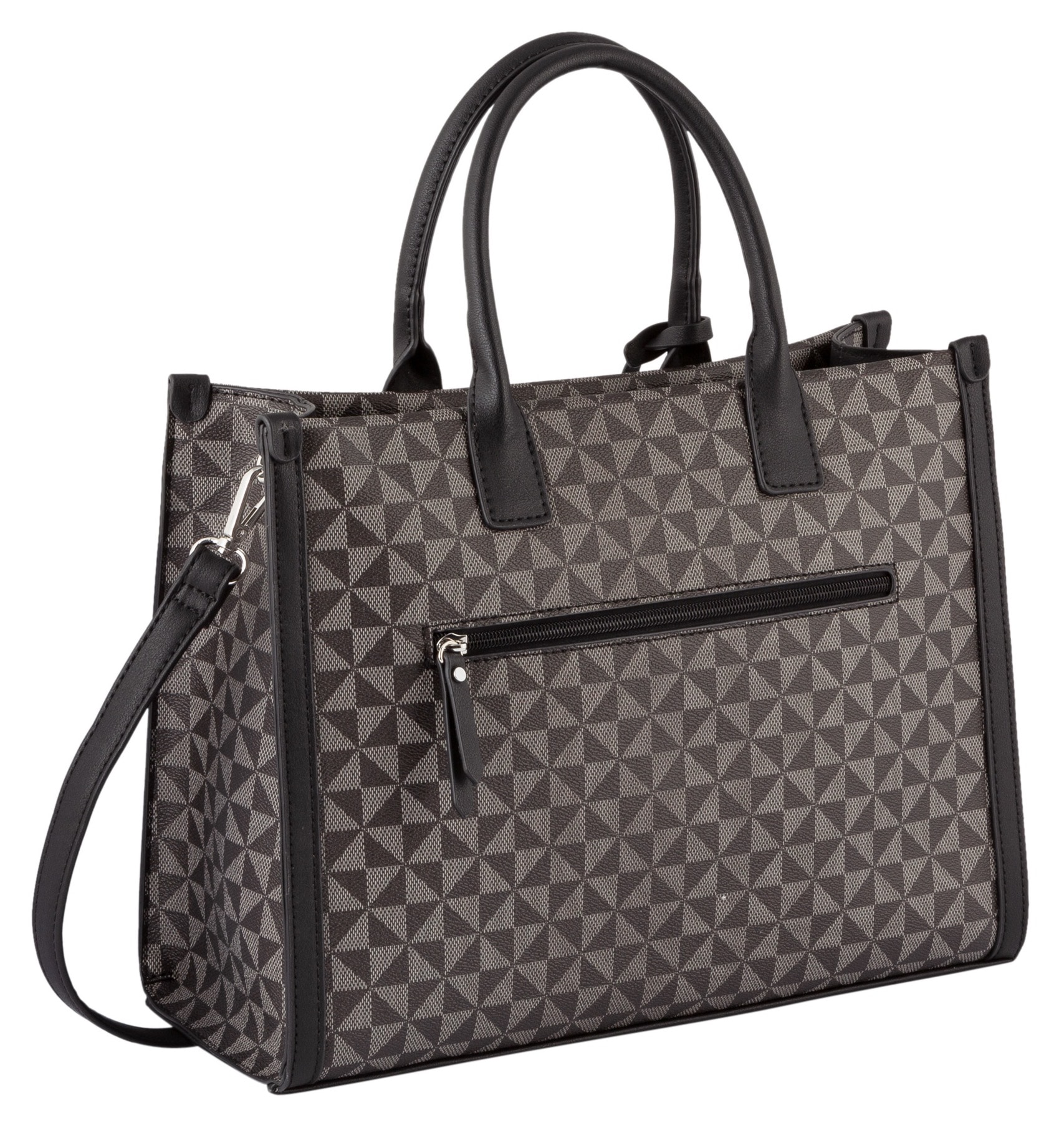 Gabor Shopper »Barina«, mit besonderem grafischen All-Over-Druck und Glattlederoptik Details