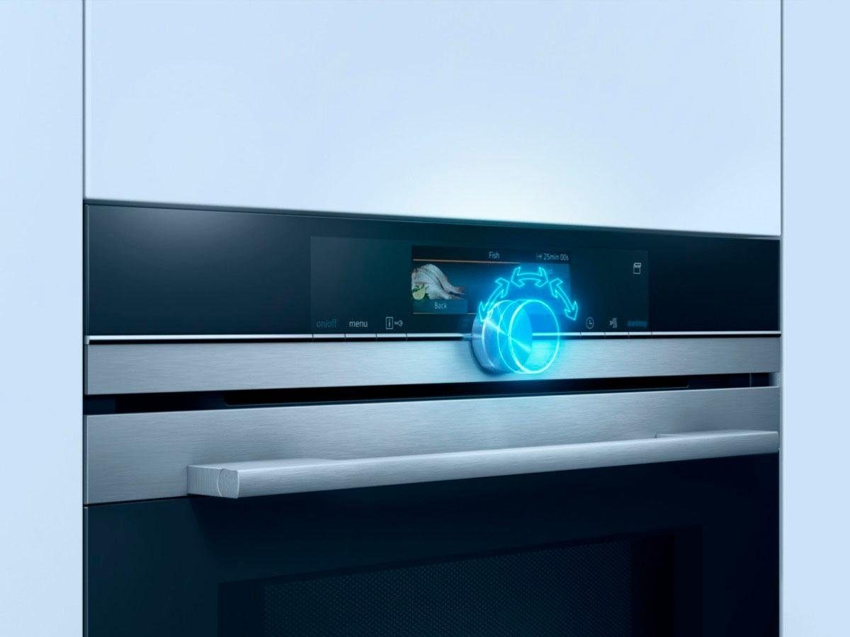 13. Bild von SIEMENS Dampfbackofen iQ700 »CS636GBS2«, mit Teleskopauszug nachrüstbar