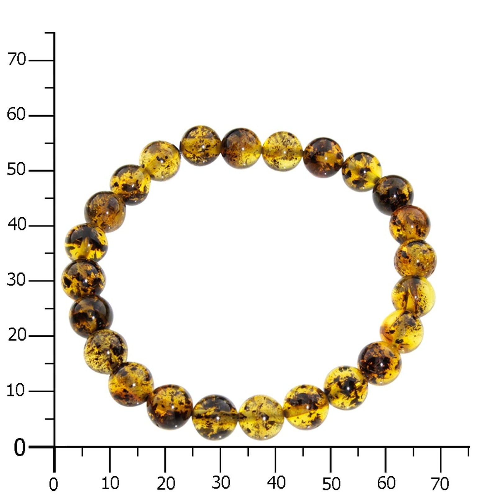 OSTSEE-SCHMUCK Armband »Ostsee-Schmuck Armband Kugel 8 mm Armband Kugel 8 mm«
