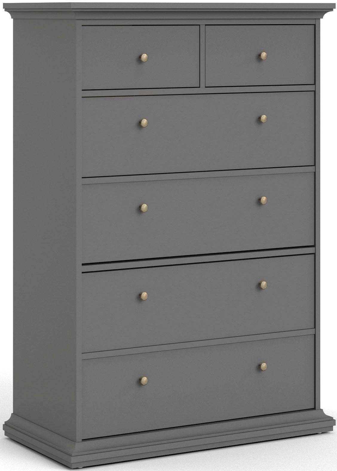 Home affaire Sideboard »Paris«, mit vielen Stauraummöglichkeiten und Rahmenoptik, Breite Höhe 140 cm