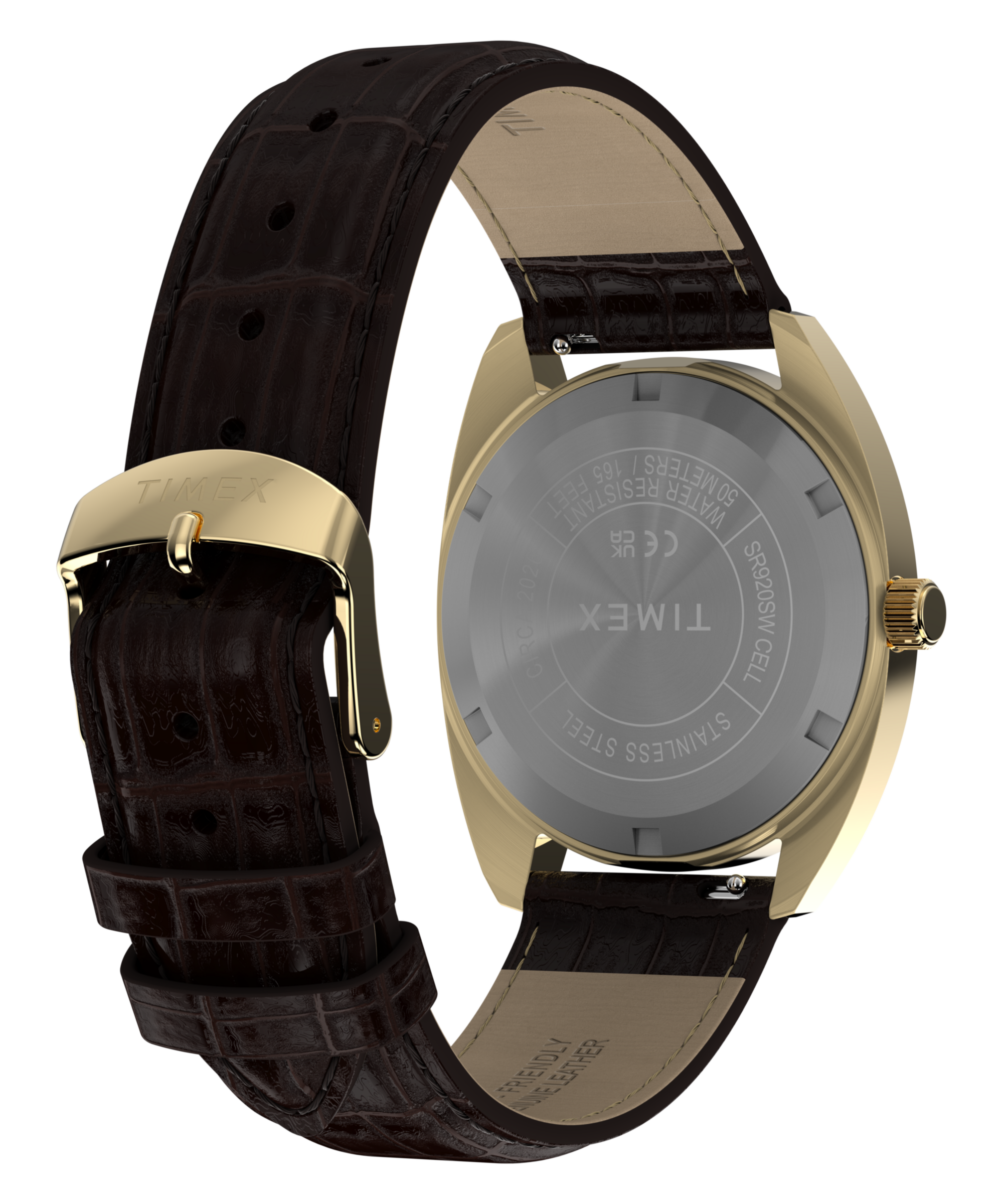 Timex Quarzuhr »Timex 1976 Rotary Phone Dial Reissue« Armbanduhr, Damenuhr, Herrenuhr, Lederarmband, analog, Wochentag