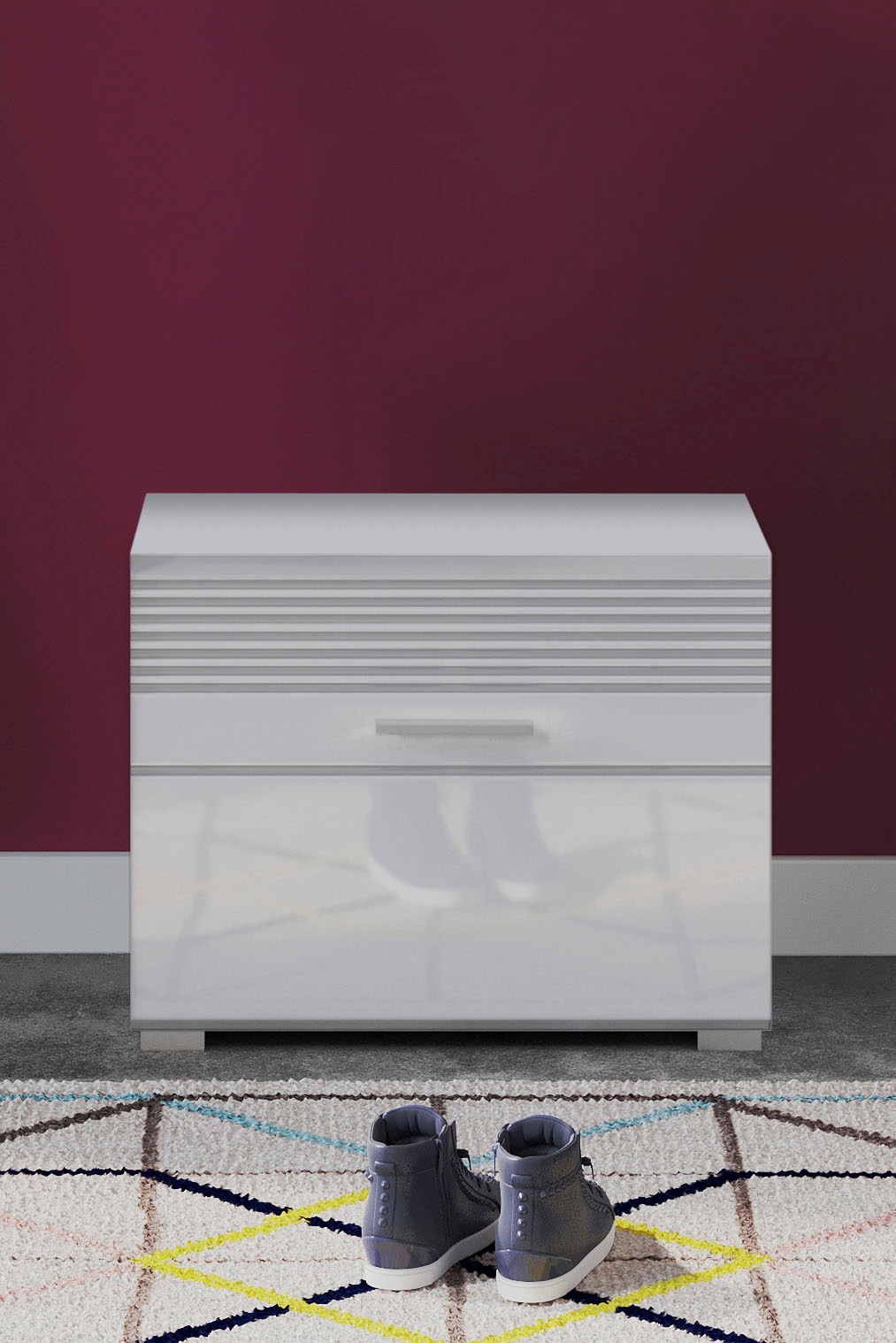 INOSIGN Sitzbank »Malmö, Breite 60 cm, 1 Tür, 2 Fächer, hochwertige MDF Fro günstig online kaufen